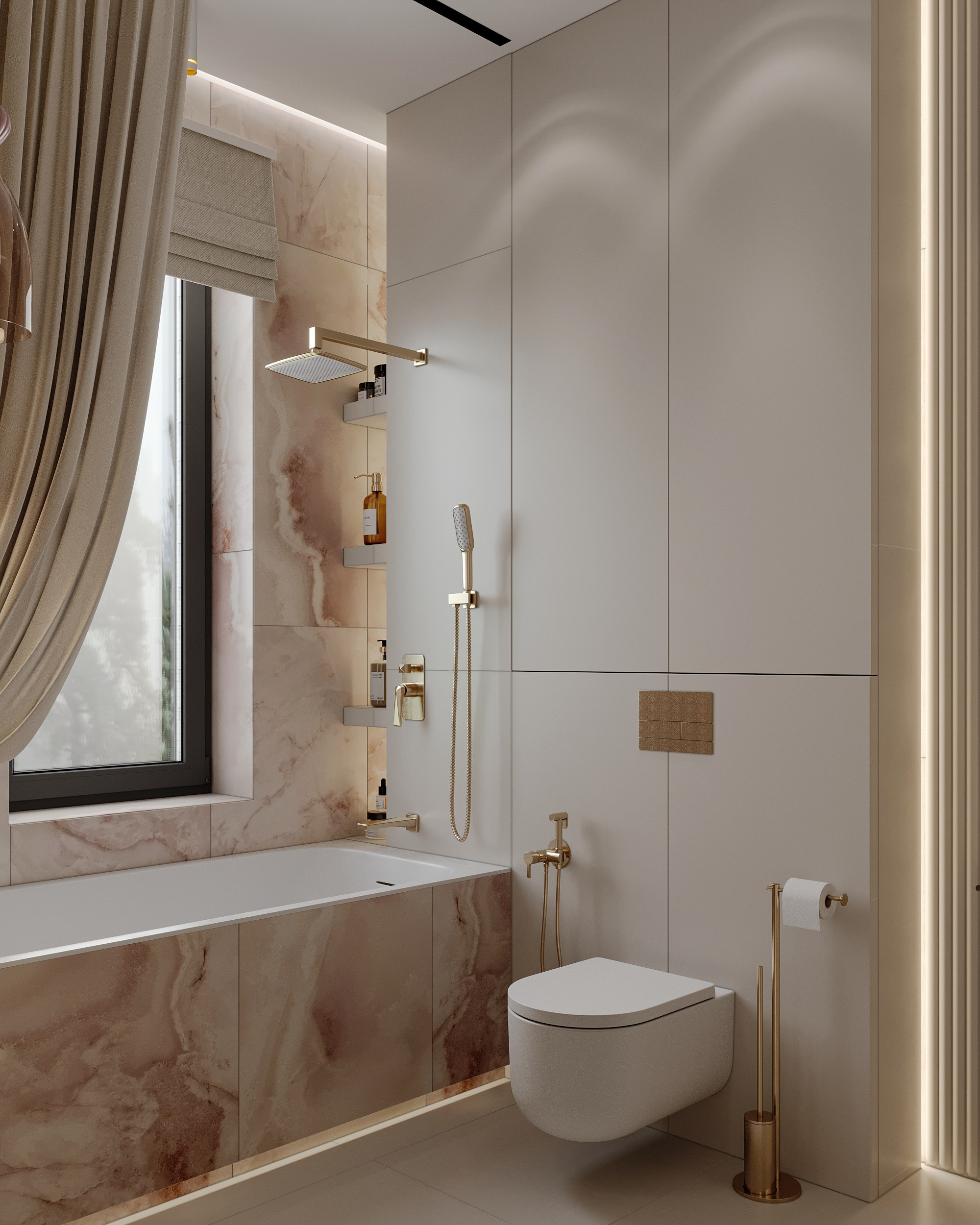 Визуализация загородного дома (интерьерная). Королёва Анастасия | 3D визуализатор