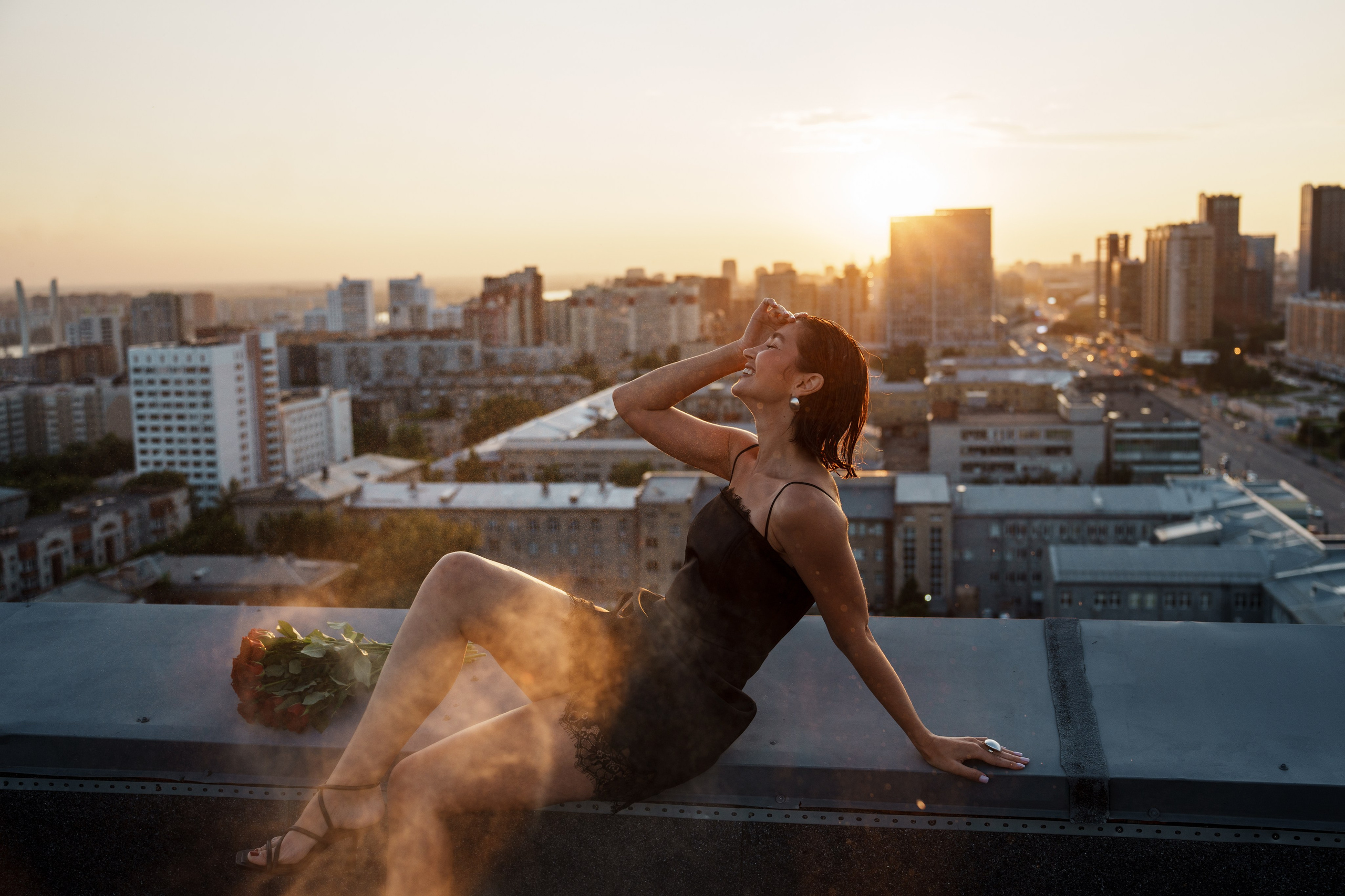 Фотосессия на Крыше Новосибирск. Фотограф Дарья Едапина Новосибирск