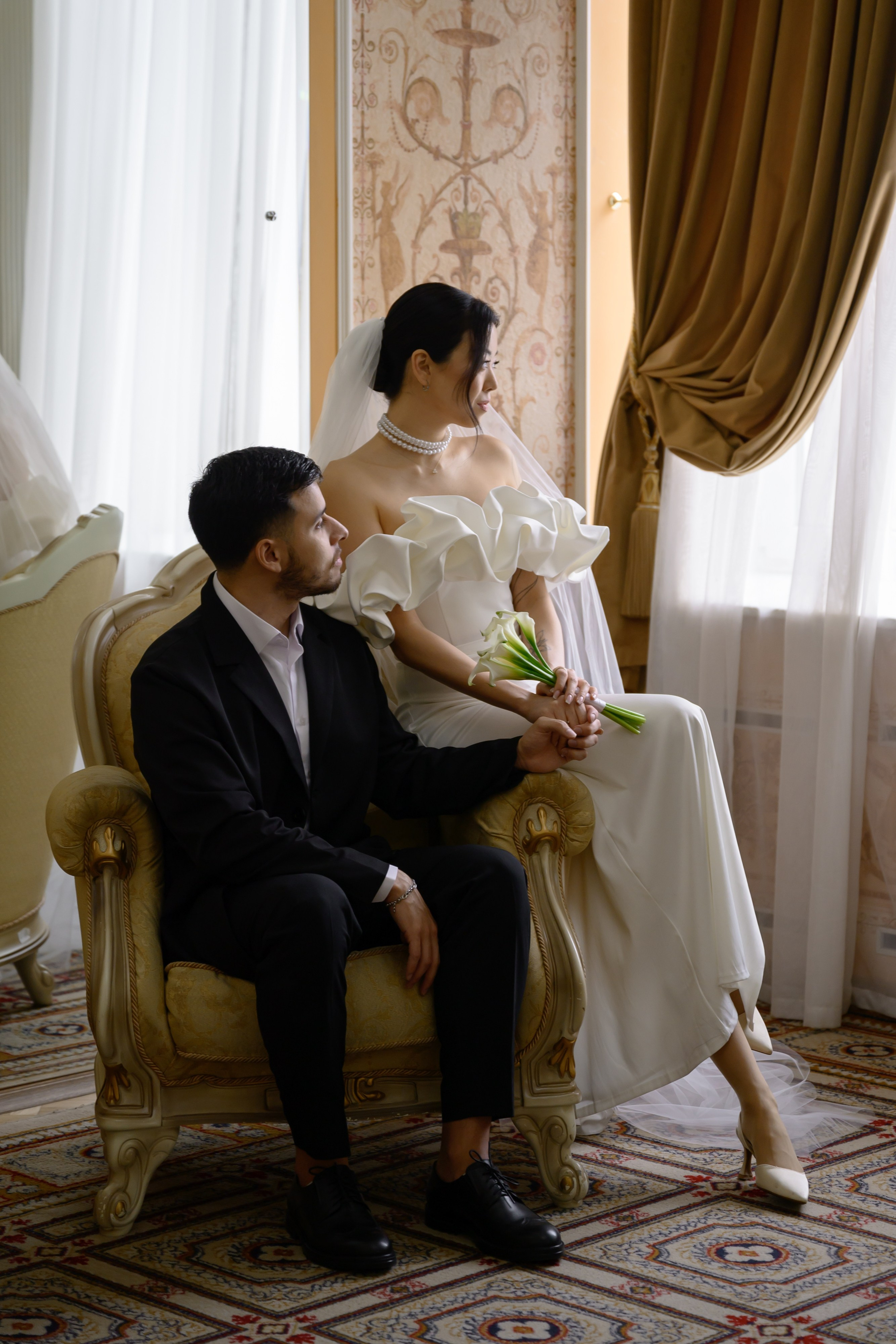 Свадьба для двоих в Москве. Грибоедовский ЗАГС и фотостудия 21 Kult. Semerlina.ru