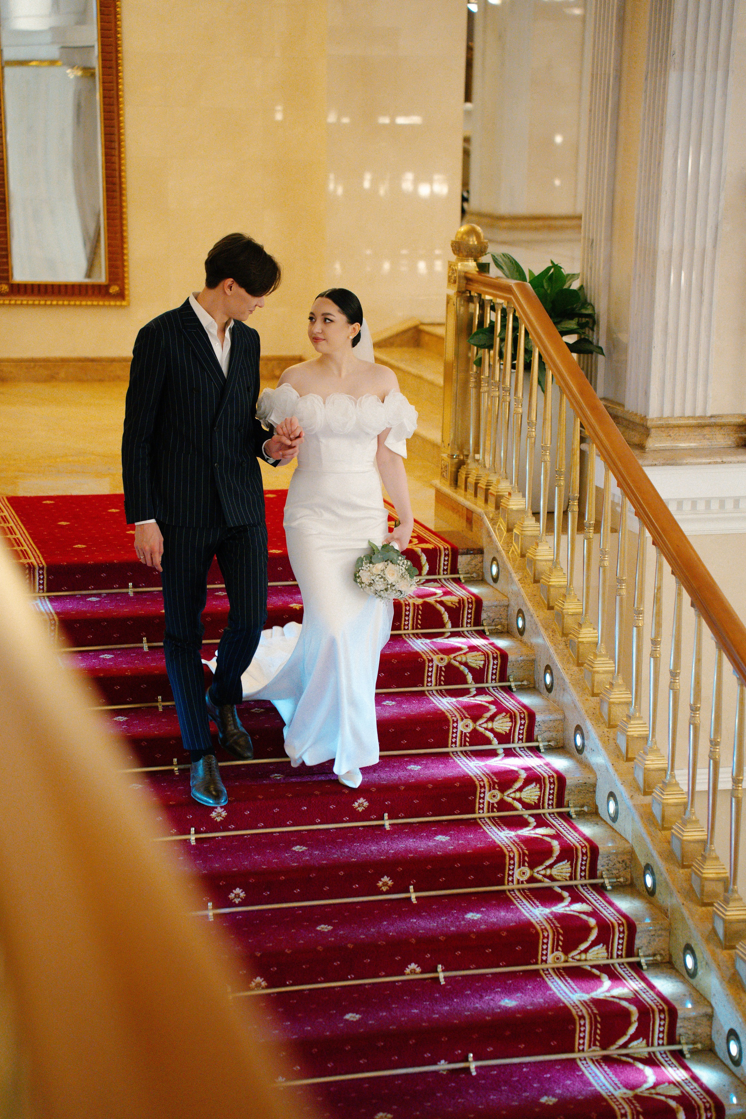 Свадебная фотосессия в гостинице Украина