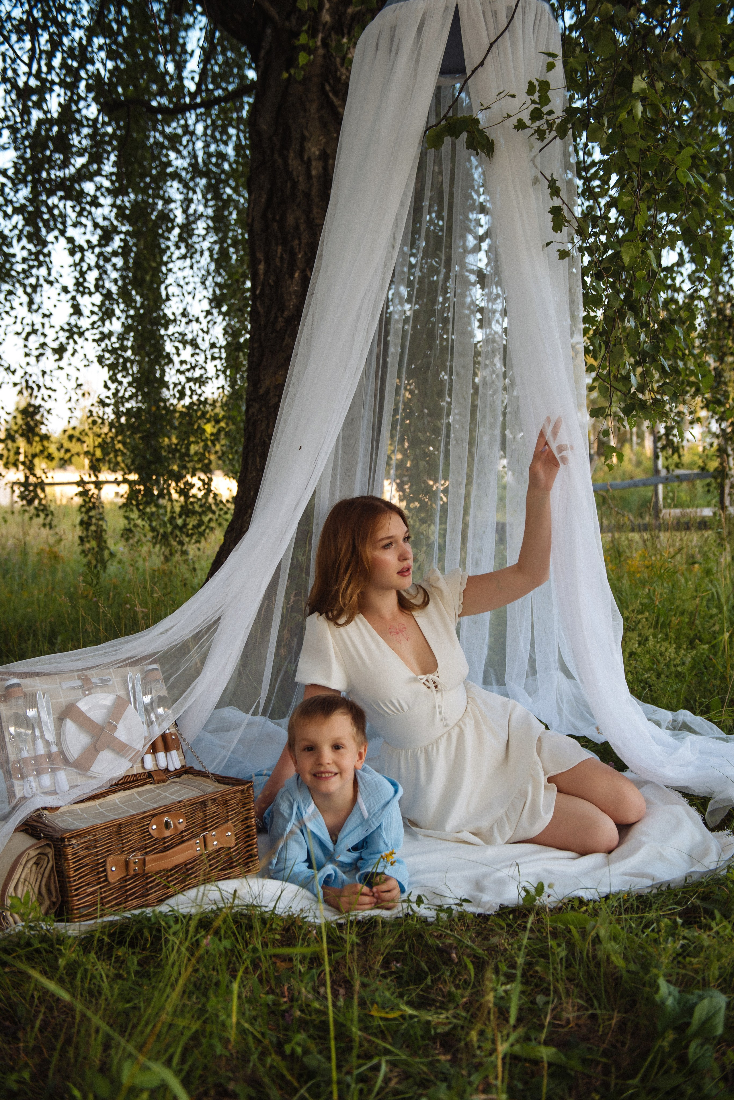 Летний вечер большой семьей. Свадебный, портретный, фотограф беременности в Нижнем Новгороде Алина Зиновьева