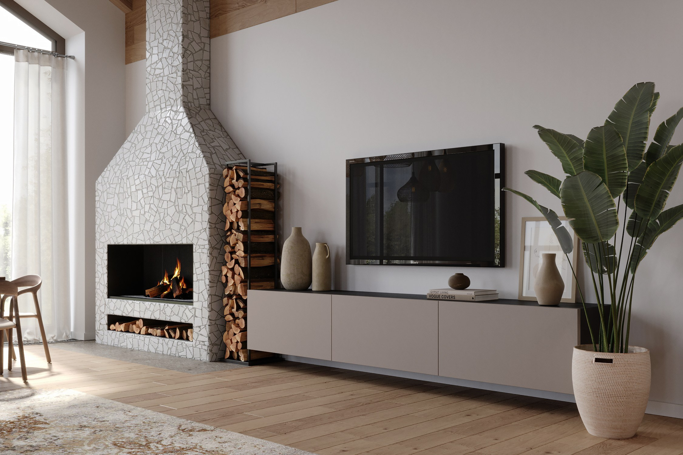 Визуализация дома 100 m². Заказать 3d визуализацию интерьеров — Дарья Веденёва