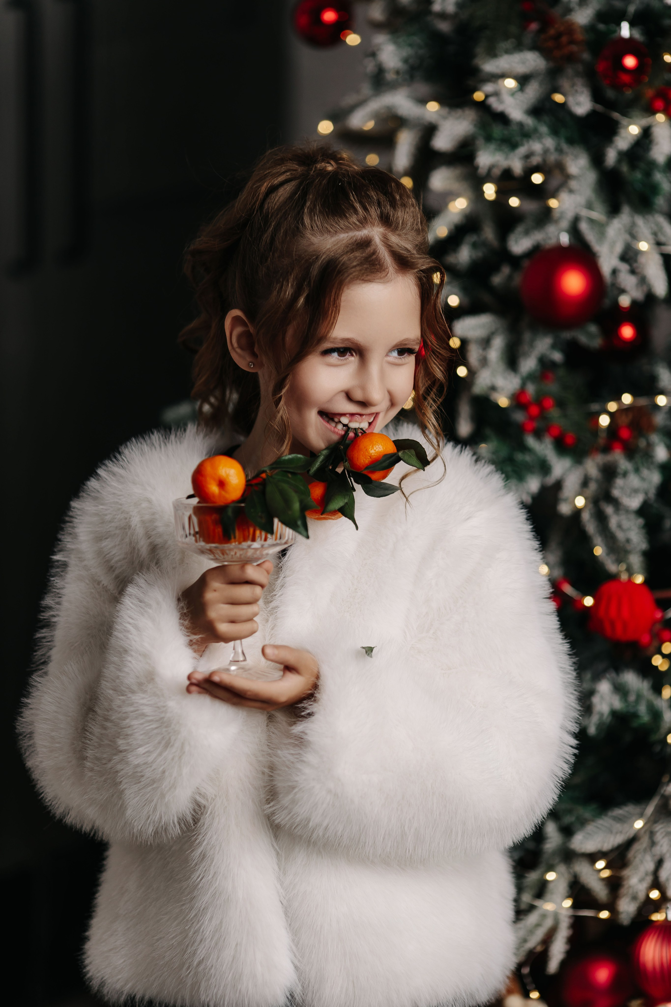 Новогодние портретики с Евой). Семейный и детский фотограф в Пскове и Санкт-Петербурге Яна Калинина