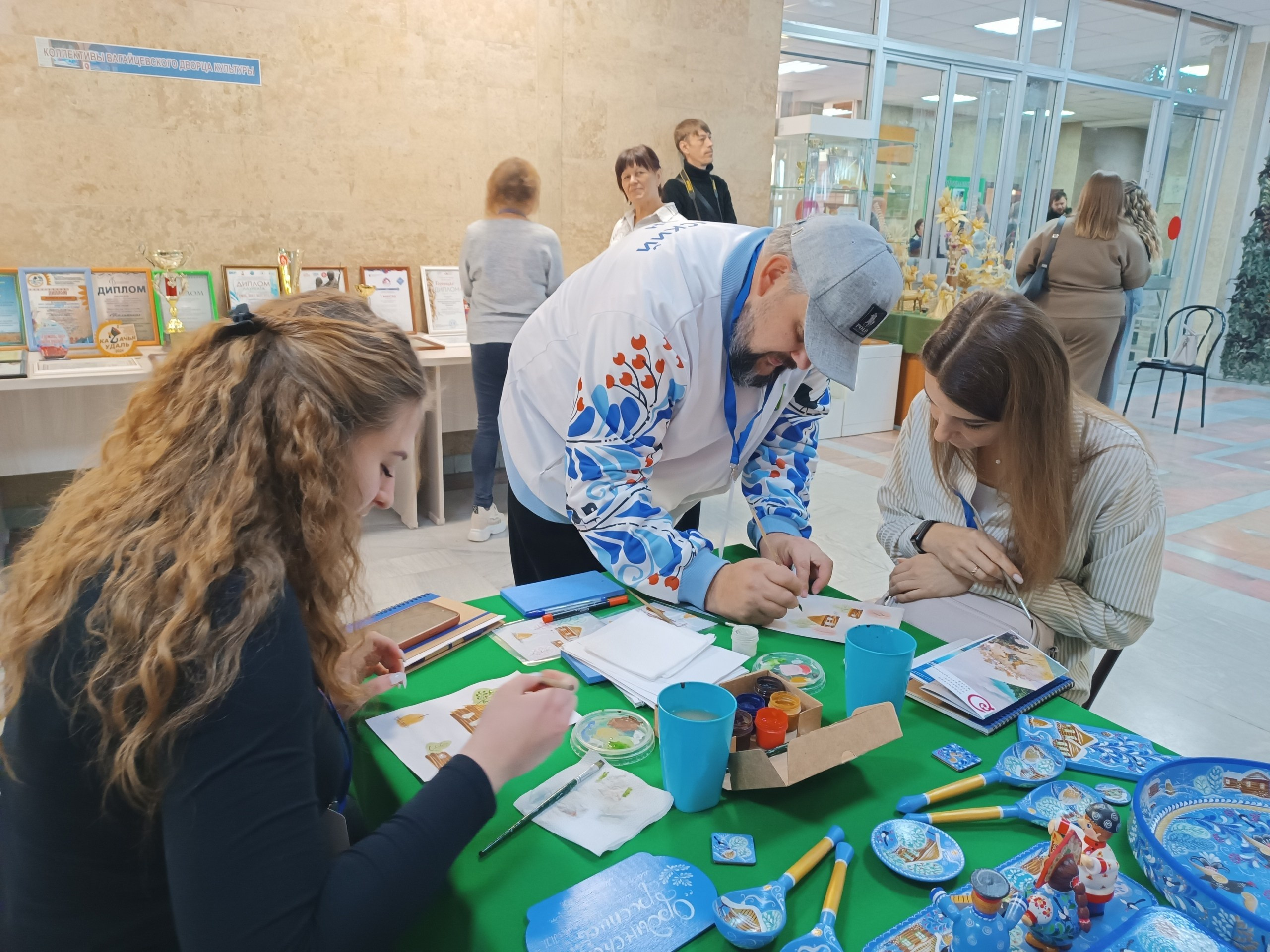Мастер-класс в ДК с. Вагайцево. Сувениры и подарки с Ордынской росписью | Новосибирск