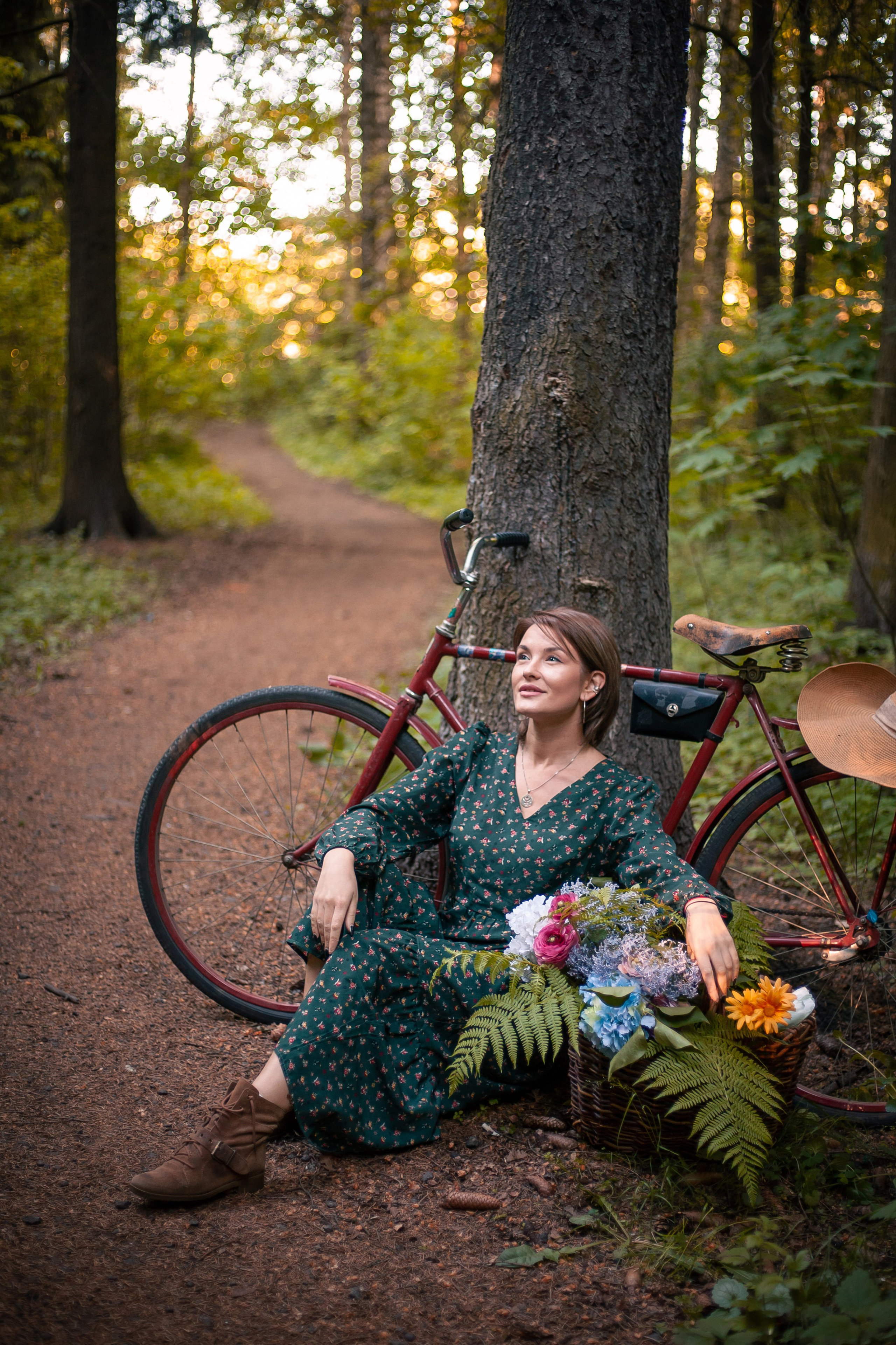 С велосипедом. Фотограф Мария Кольцова
