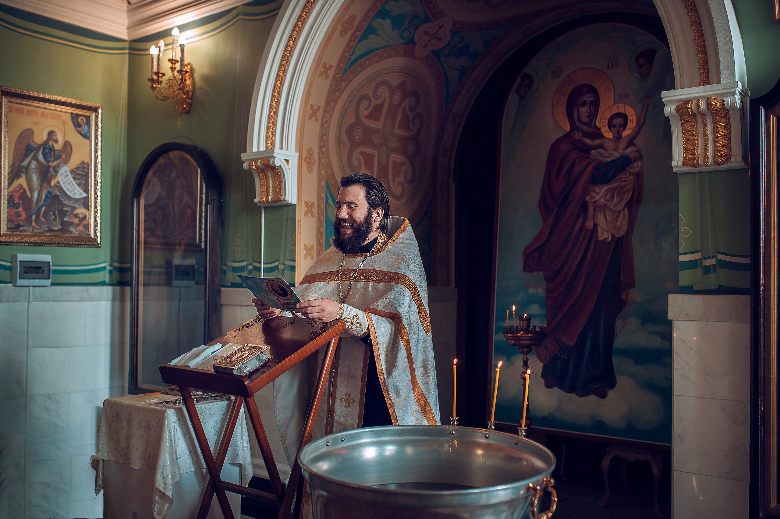 Таинство крещения. Фотограф на Крещение