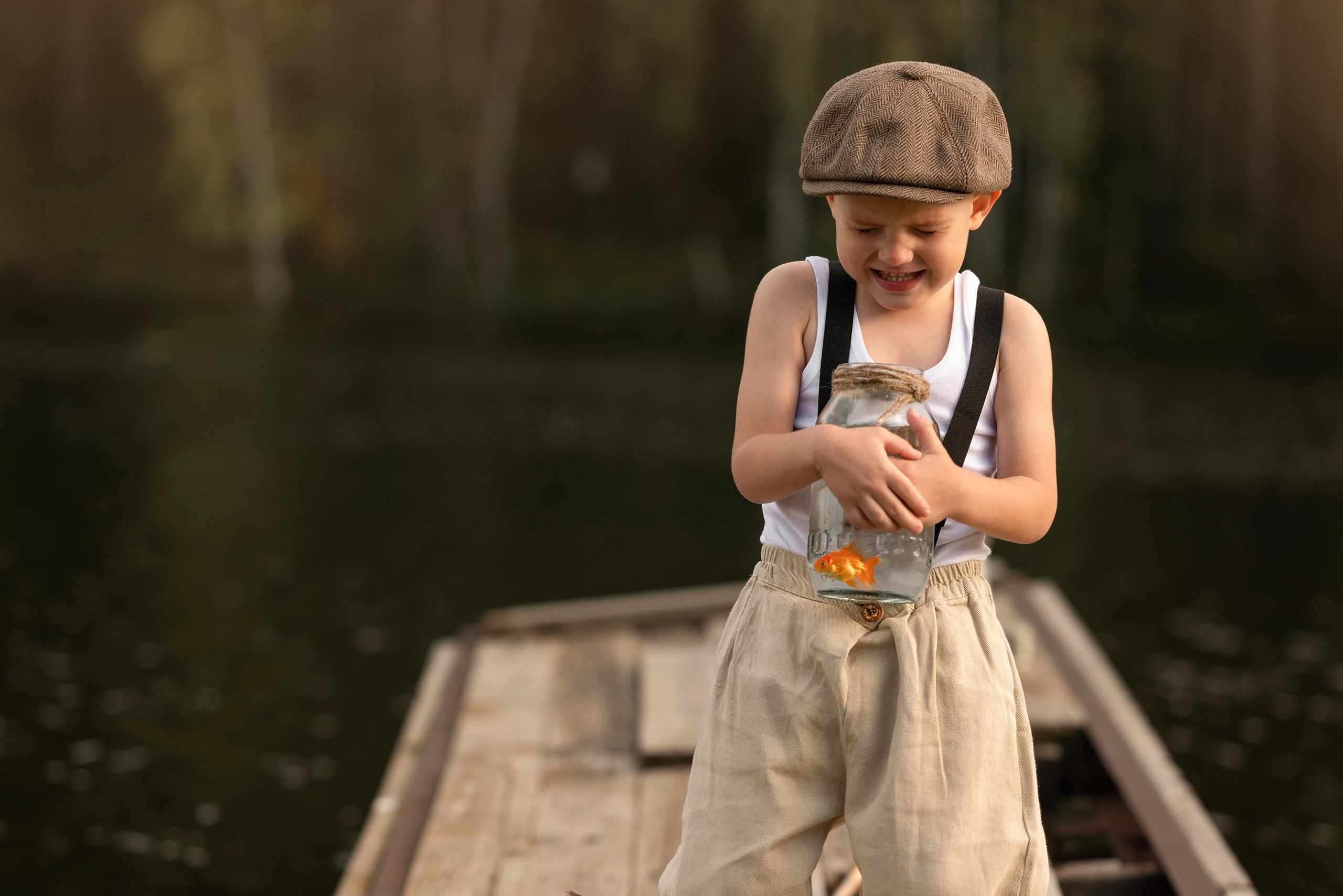 Кирилл на рыбалке