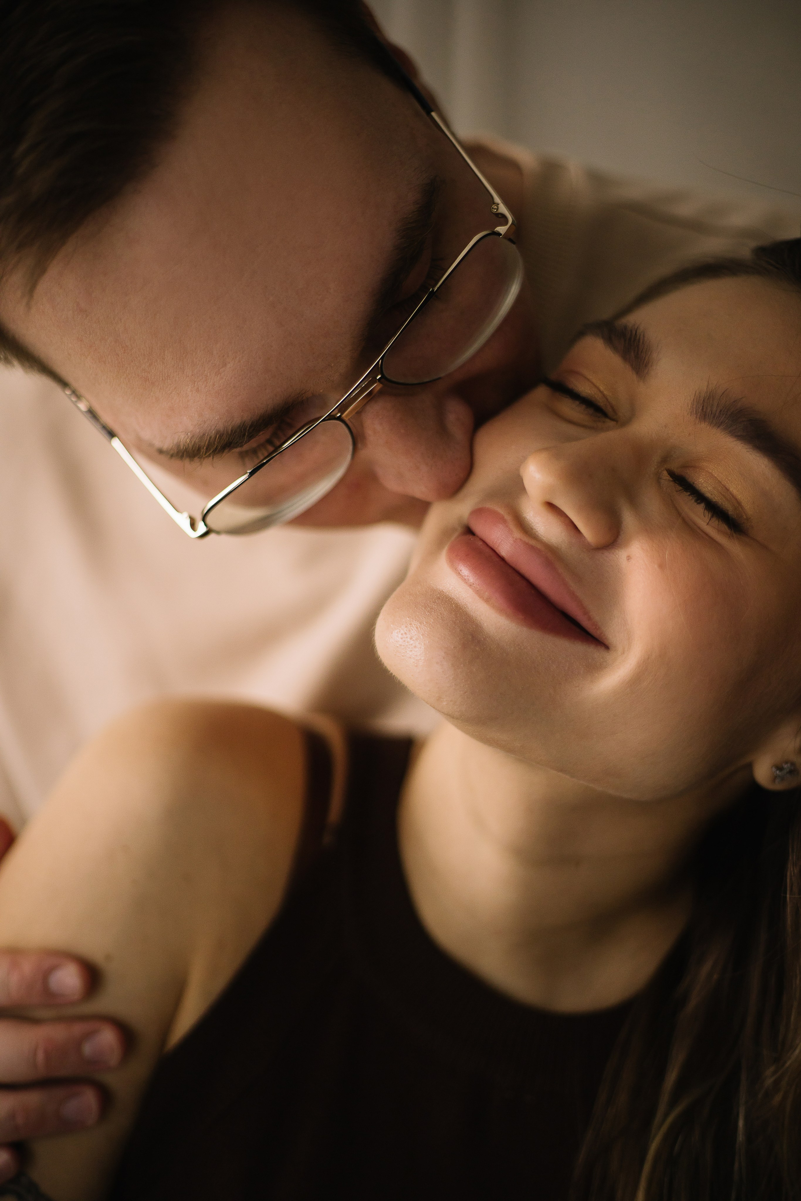 Домашняя семейная фотосессия с новорожденным. Семейный фотограф в Томске Максимова Екатерина