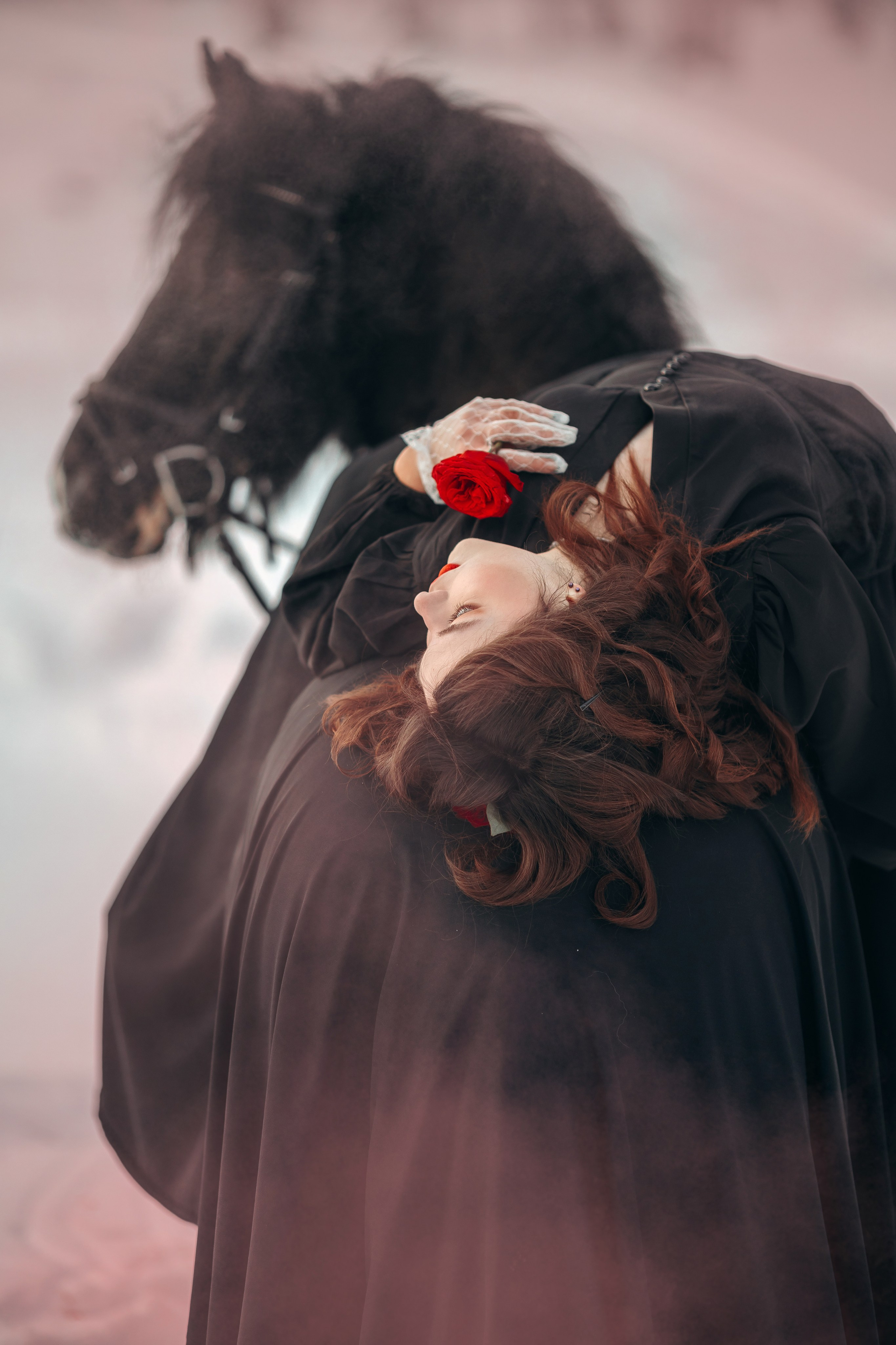 Катя и Шери. Анна Молчанова конный фотограф в Тюмени | фотосессии с лошадьми Тюмень