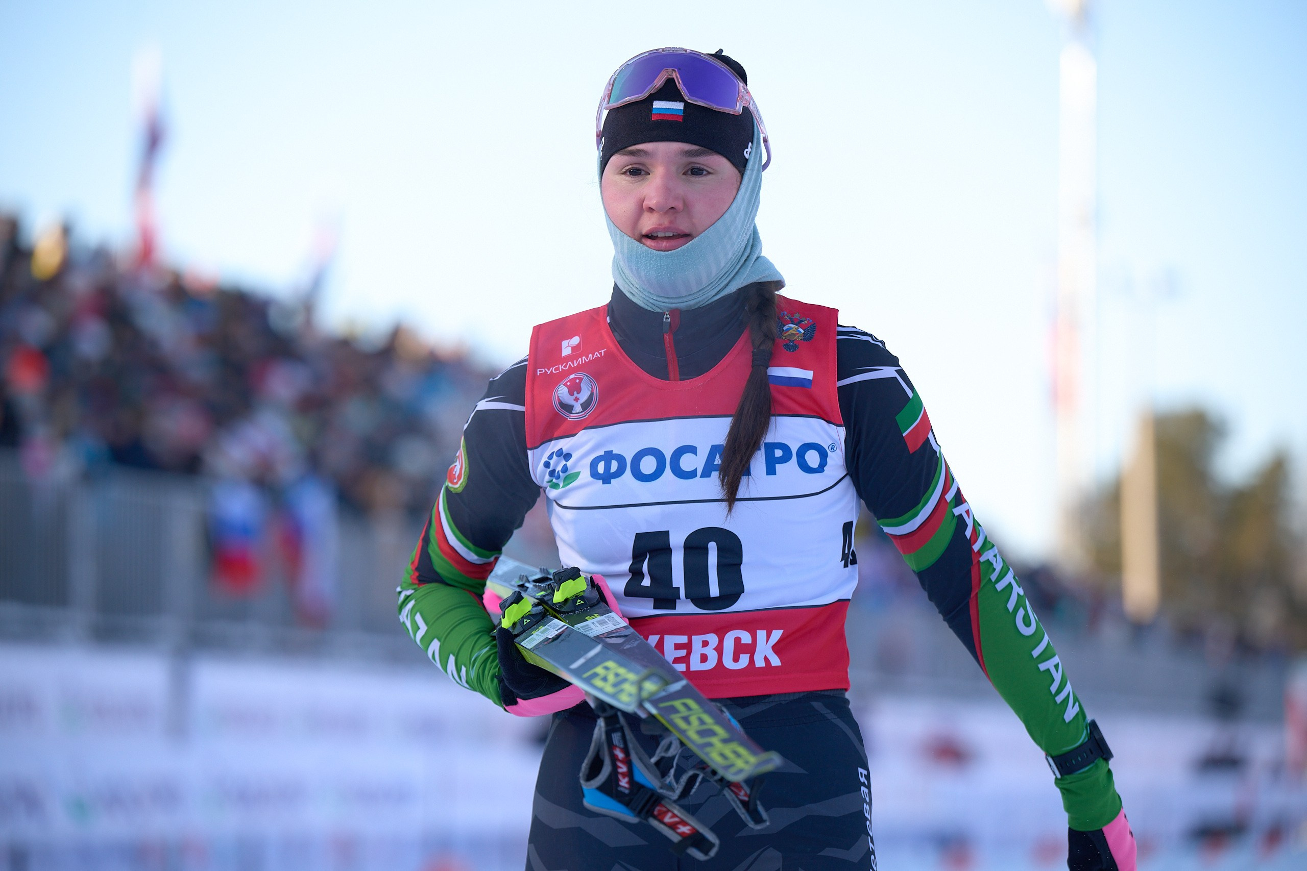 VI этап ФосАгро Кубка России по лыжным гонкам. Спринт. Ижевск 25.01.2025. Спортивный репортажный фотограф в Ижевске Сергей Мерзляков