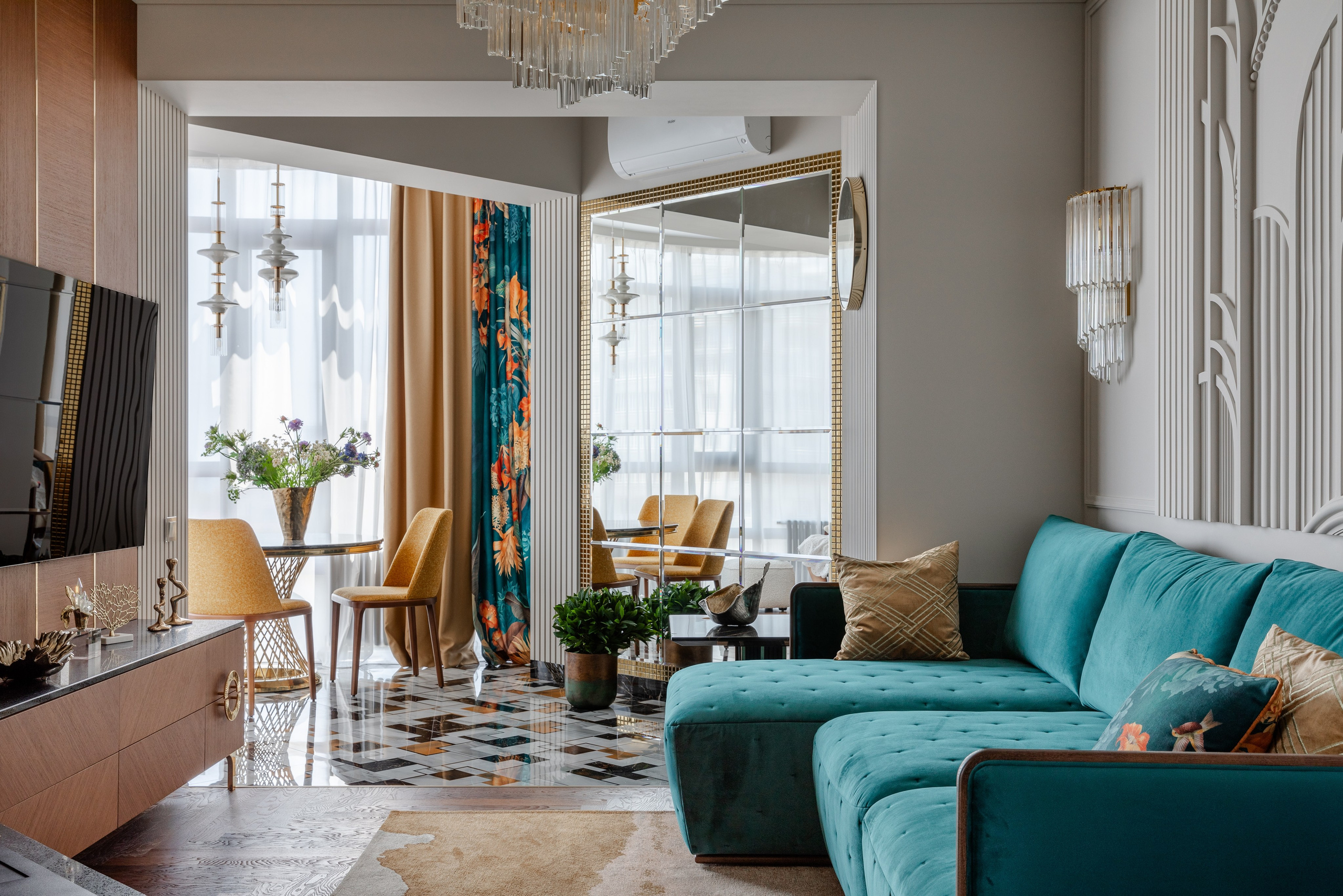 Интерьерная фотосъемка дизайн проекта в ЖК "Красная Площадь". Интерьерный фотограф Москва