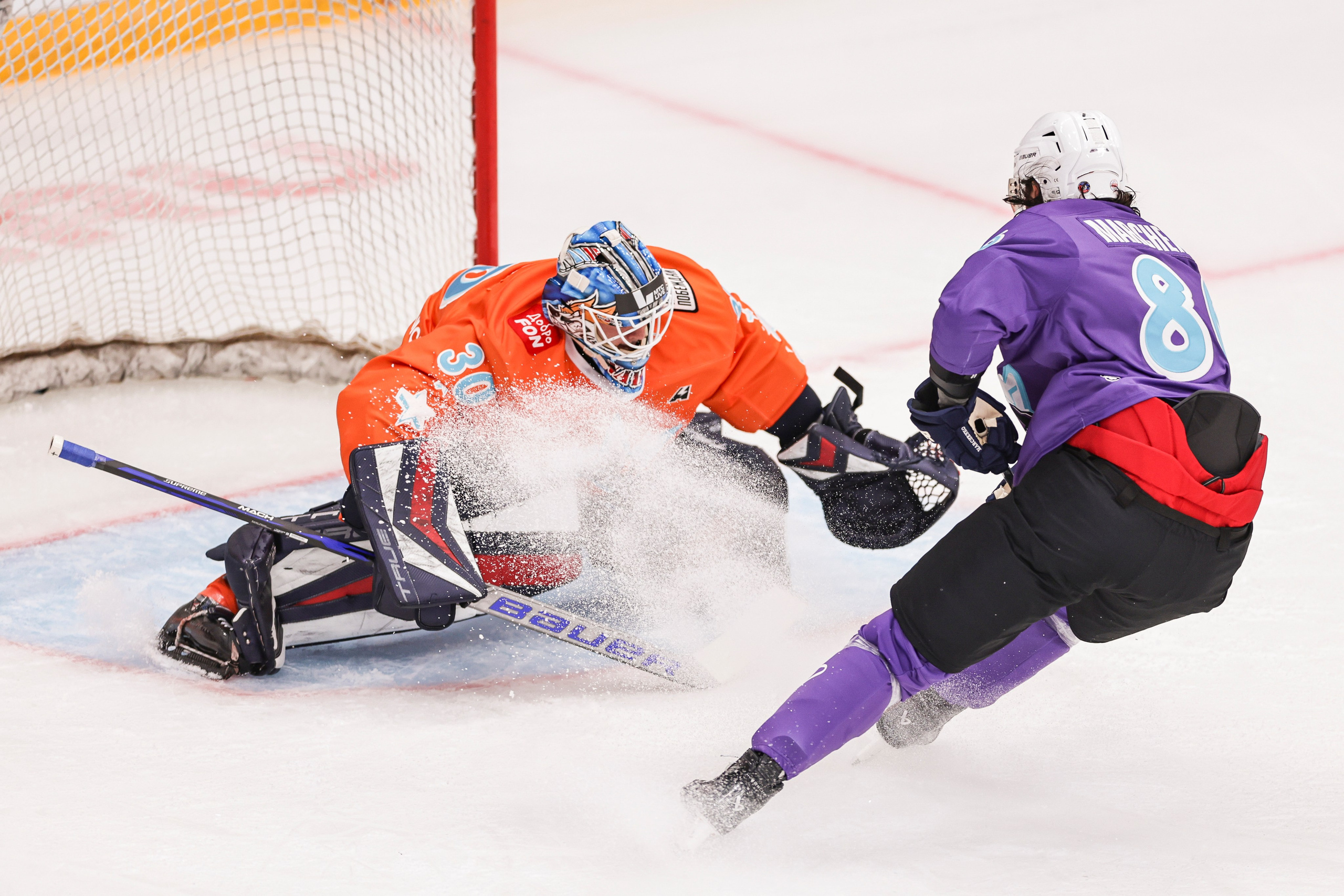 Матч года 2024: Игроки НХЛ против Игроков КХЛ. Спортивный репортажный фотограф Казань Нафис Сиразетдинов