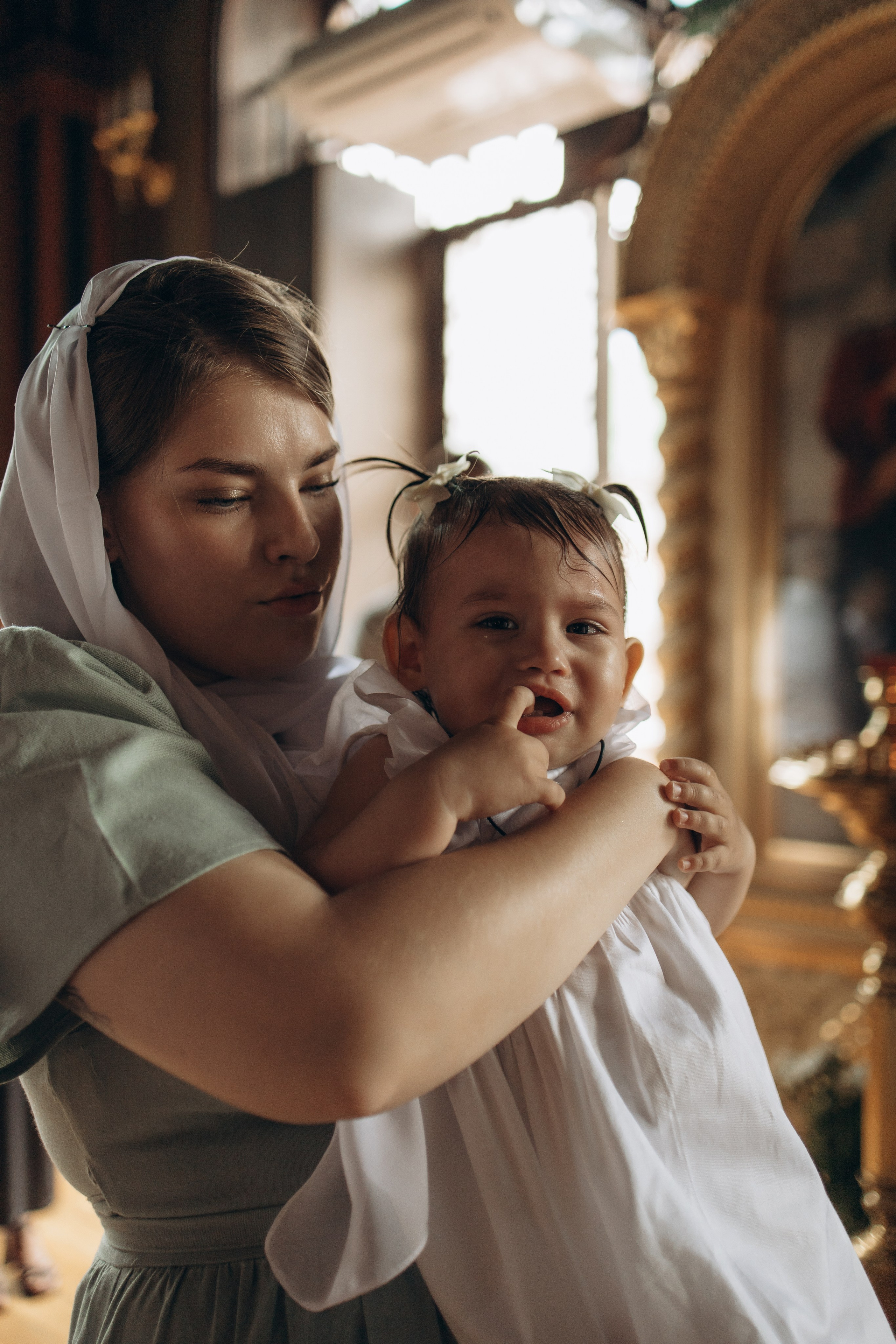 Крещение Стефании. Самый теплый фотограф в Краснодаре Рябоконь Ксения