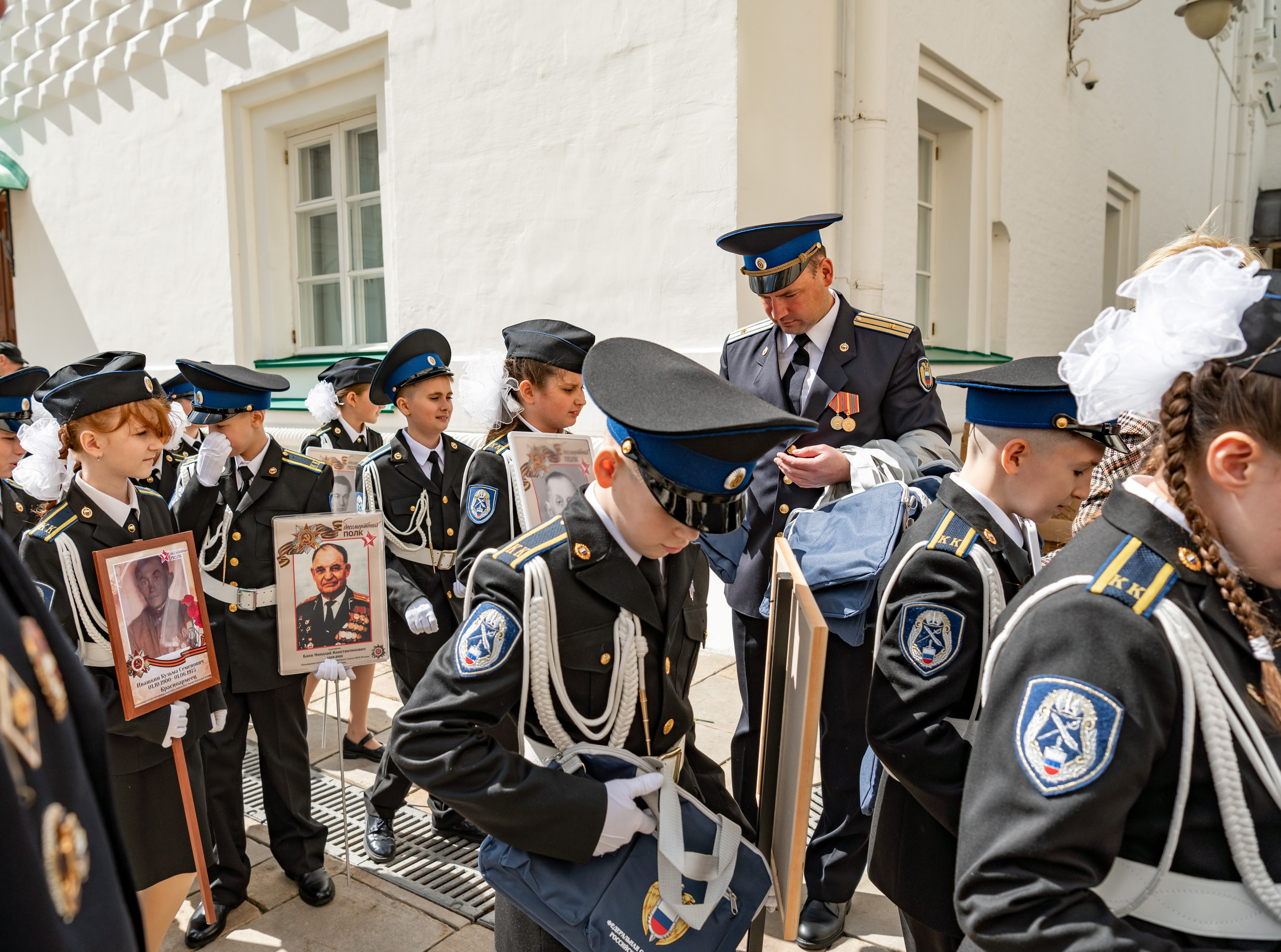 Фотосессия Присяги кадетов «Школа 1231 им. В. Д. Поленова». Детский и семейный фотограф г. Москва Оксана Катаджи