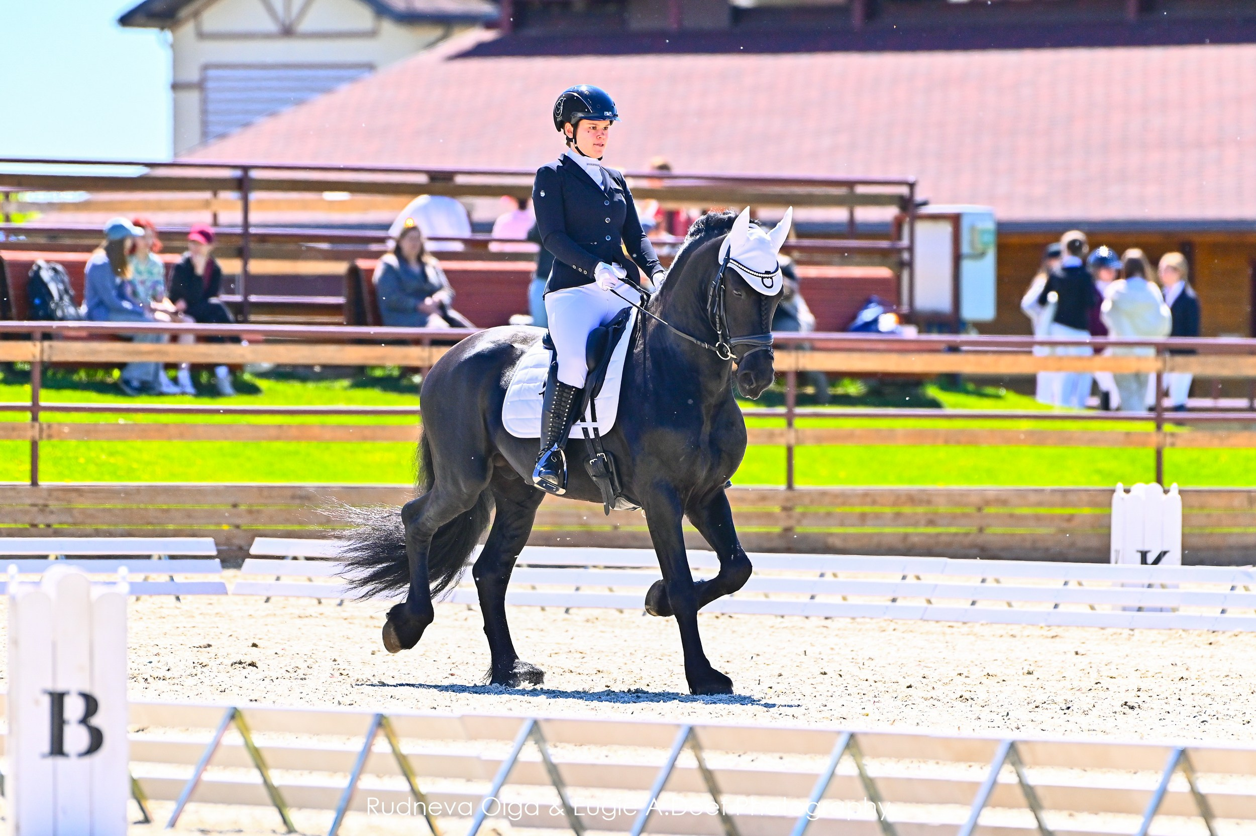 Кубок Истринского городского округа по выездке —18 мая 2024. ТУРНИРНАЯ КОННАЯ ФОТОГРАФИЯ, Руднева Ольга и Евгений Адеев