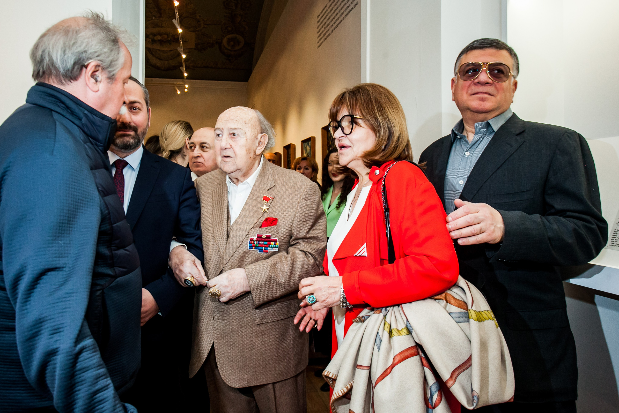 Открытие выставки Зураба Церетели. Art photographer Nino