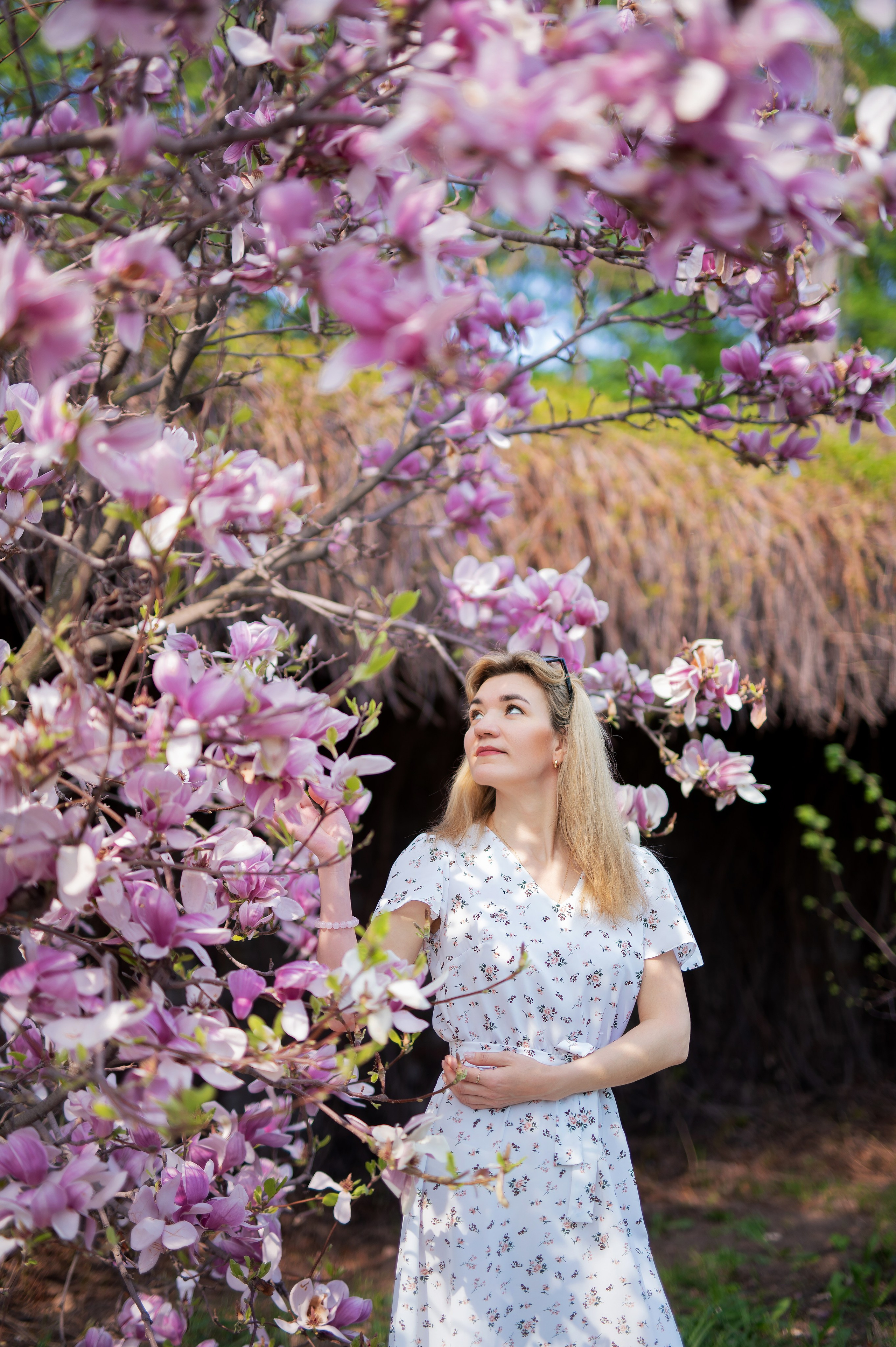 Съемки в магнолии. Детский и семейный фотограф Москва Рязань