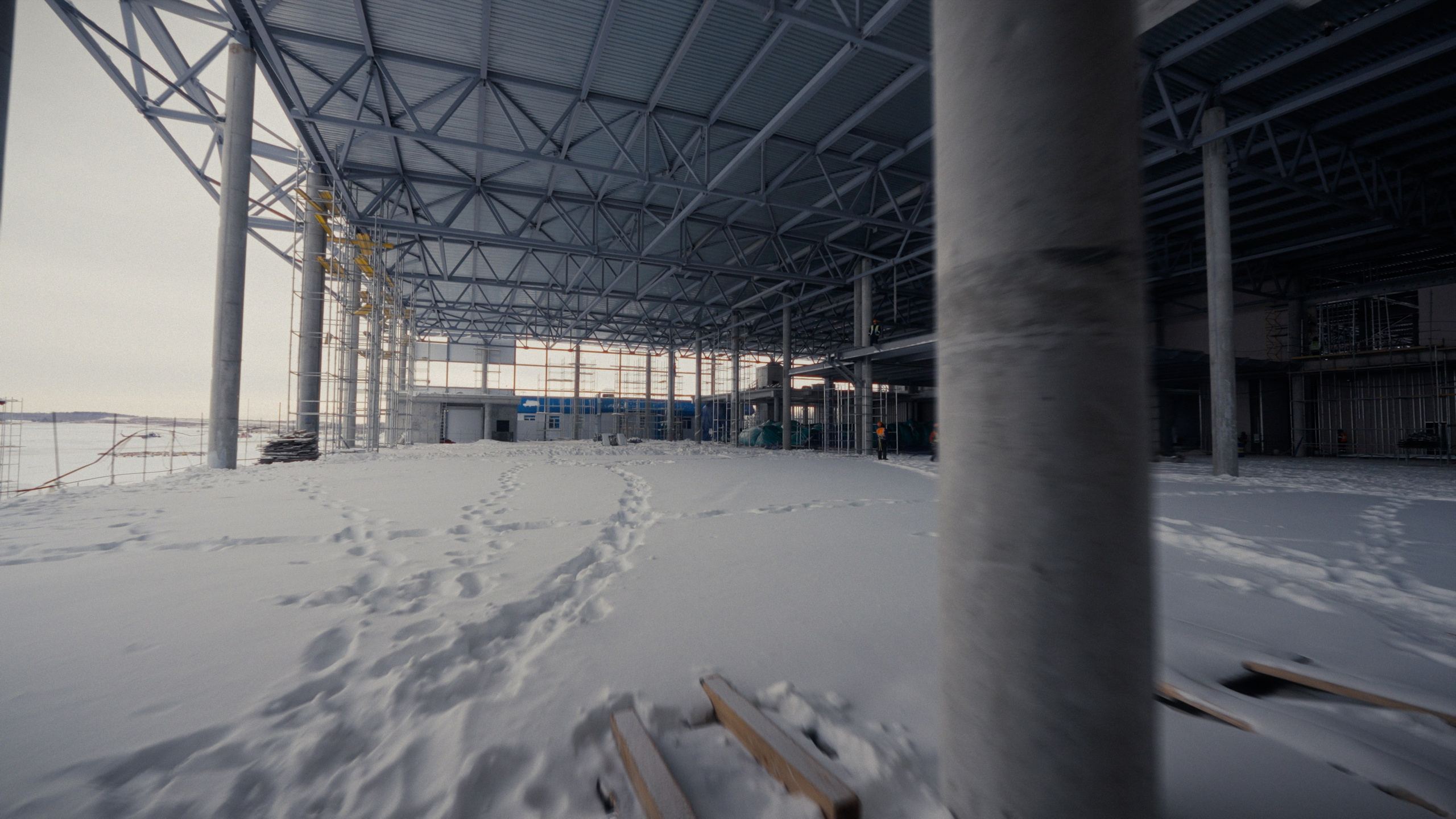 Строительство аэропорта в Благовещенске (promo). Цветокоррекция видео онлайн Иван Сержанов