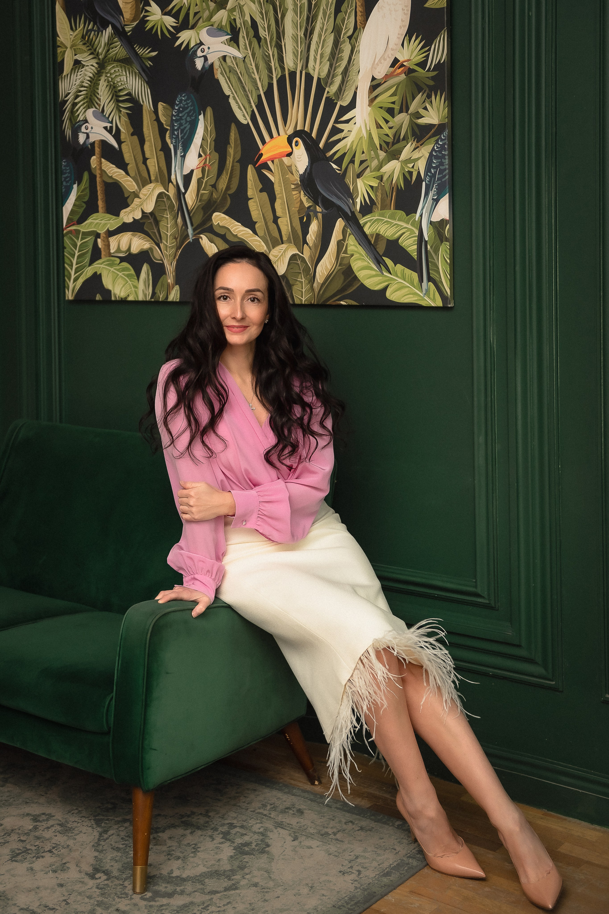 Кабинет с розовой стеной. КОНТЕНТ |БРЕНД фотограф Санкт-Петербург — Жанна Олтаржевская