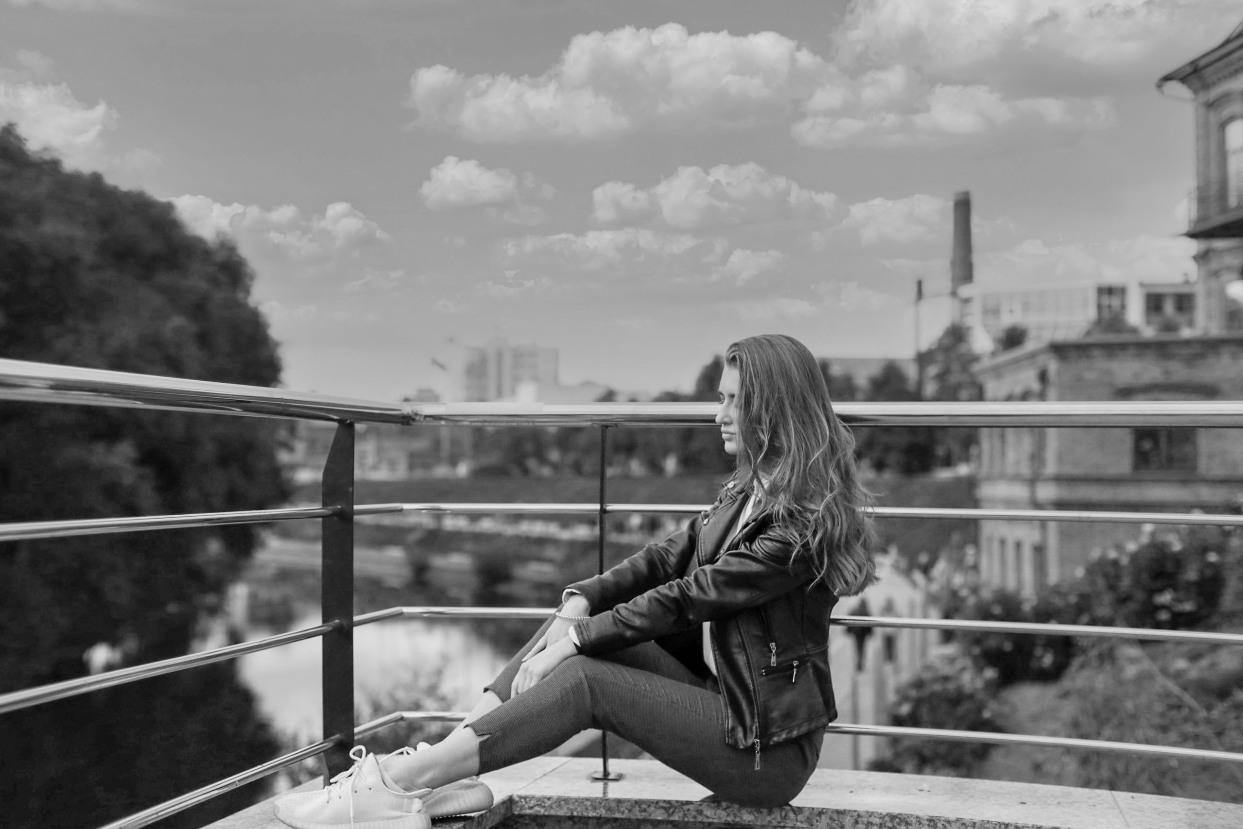 Фотосессия черн-белое фото