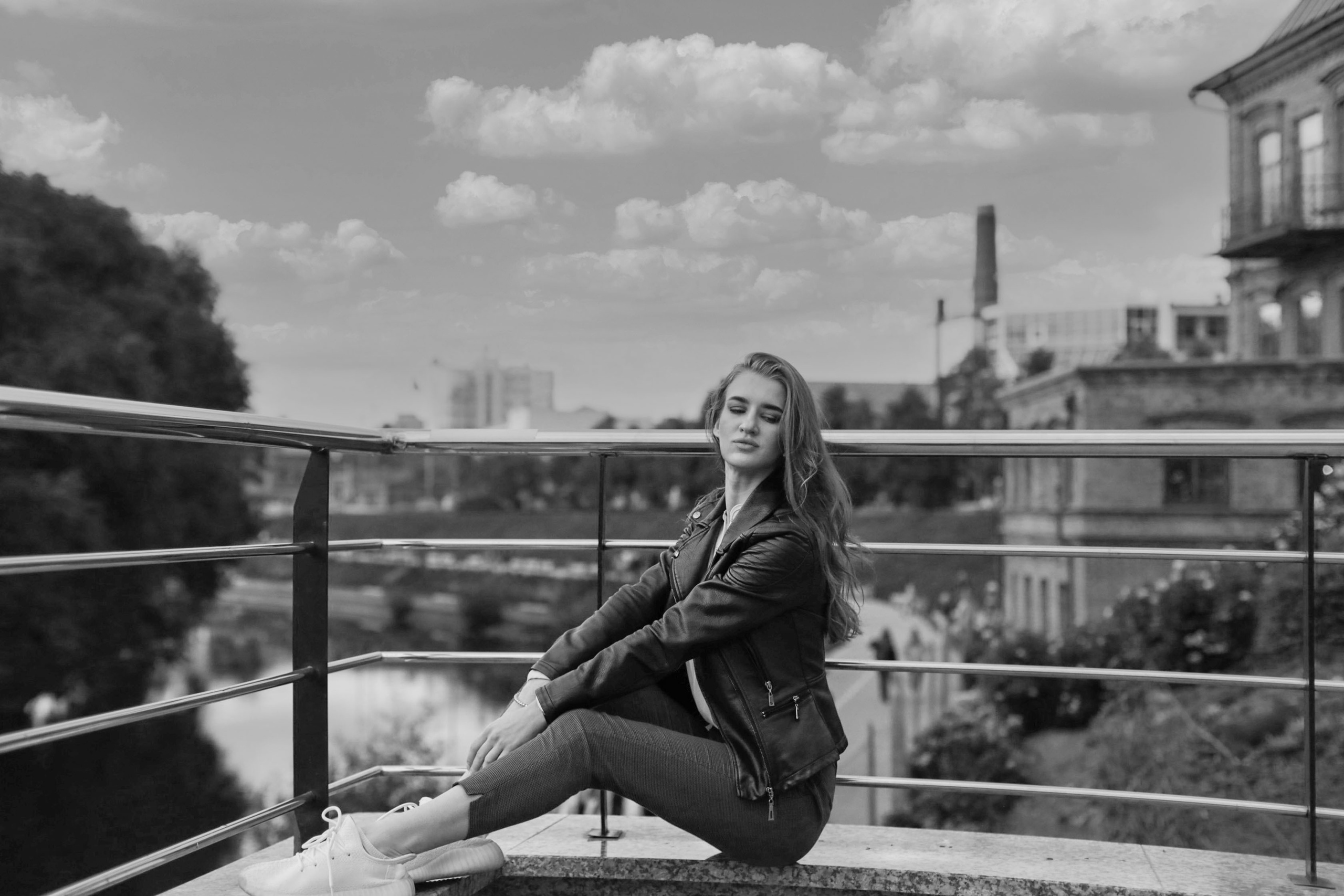 Черно-белая фотосессия