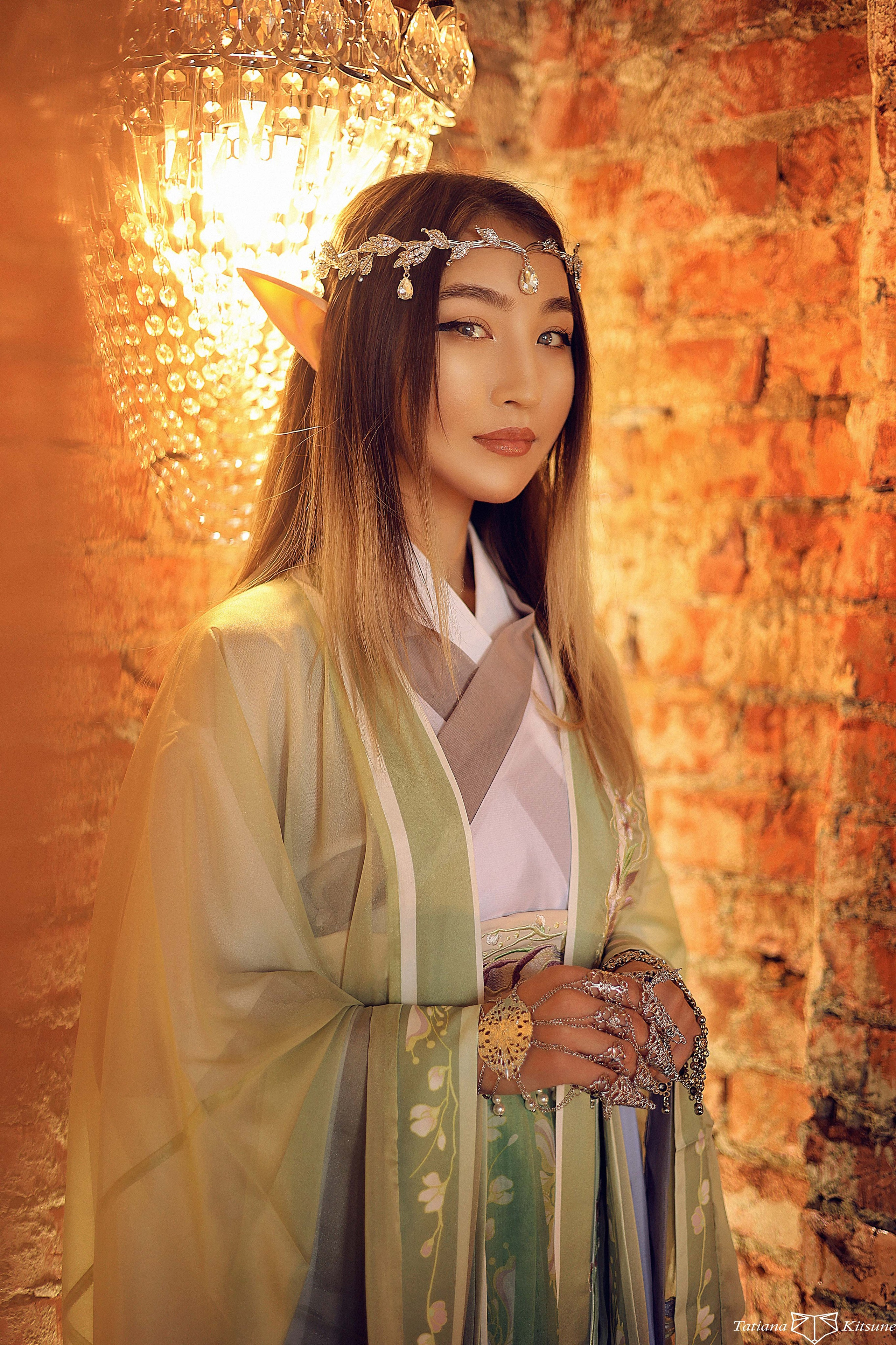 Полный костюм Эльфа для фотосессии. Эксклюзивный фотограф японских сказок в Екатеринбурге