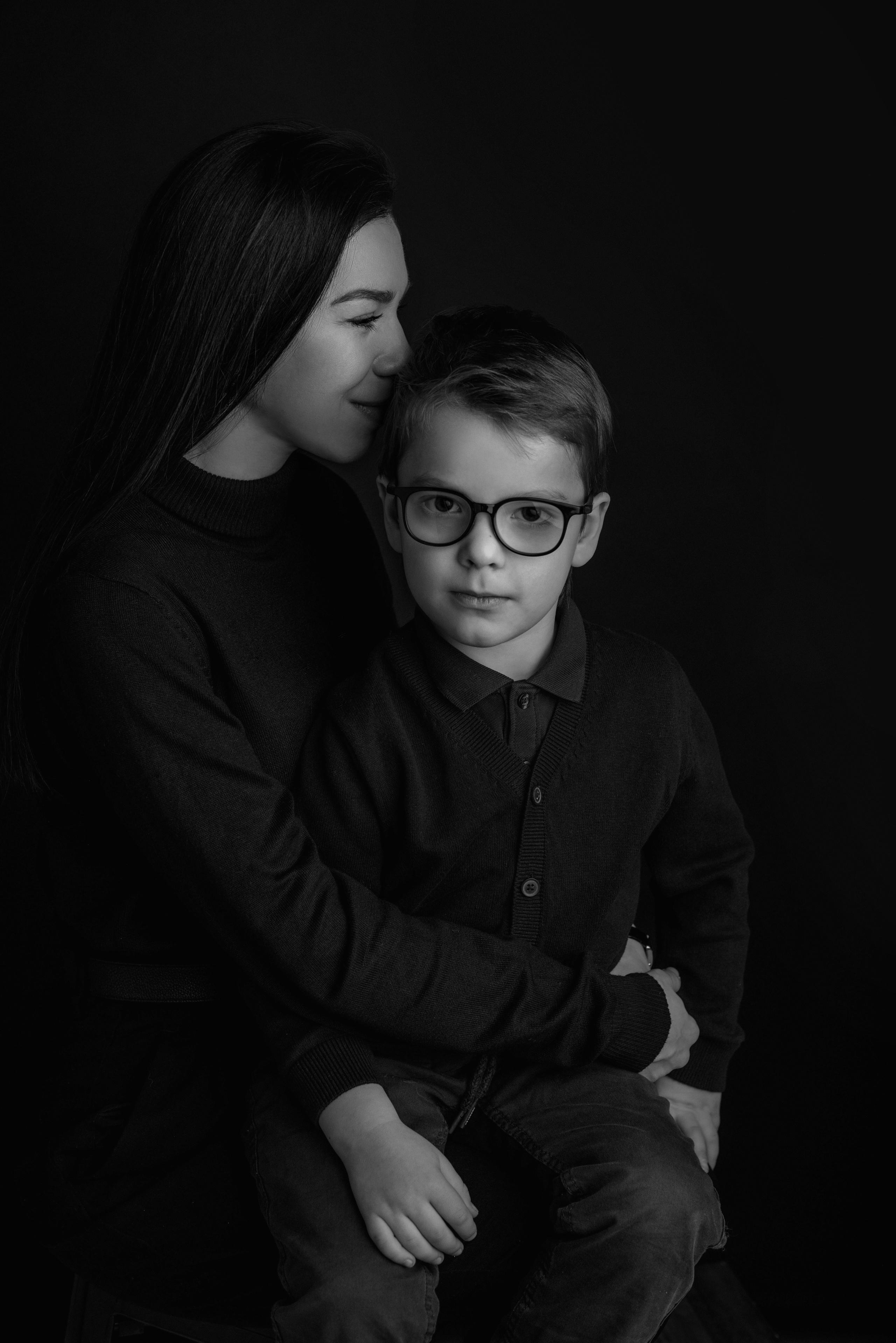 Черно-белые портреты детей и родителей. Фотограф в Санкт-Петербурге Марина Парникова