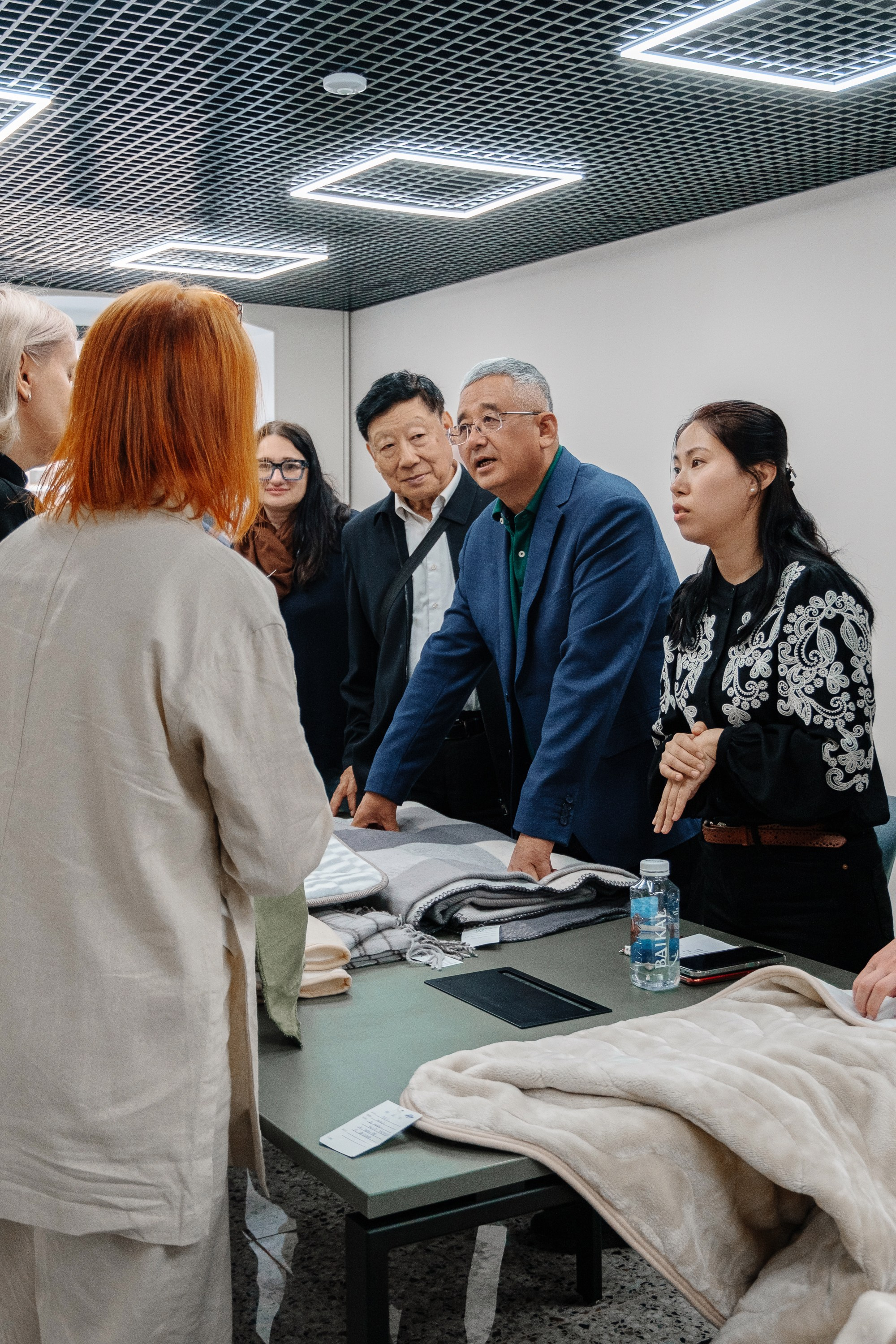 Делегация Китая в Ивановской текстильной компании