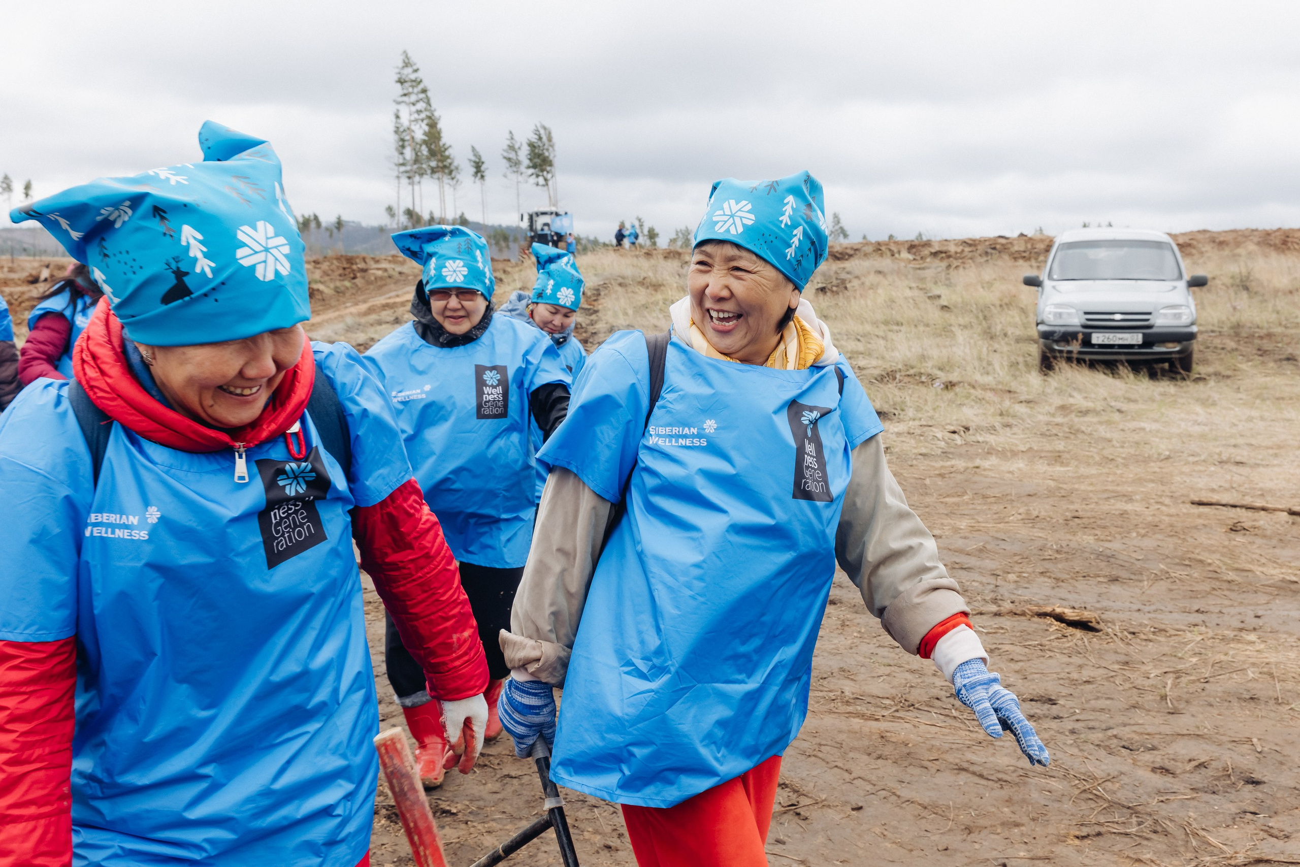Siberian wellness. Ежегодная акция по посадке деревьев. Свадебный и семейный фотограф в Улан-Удэ
