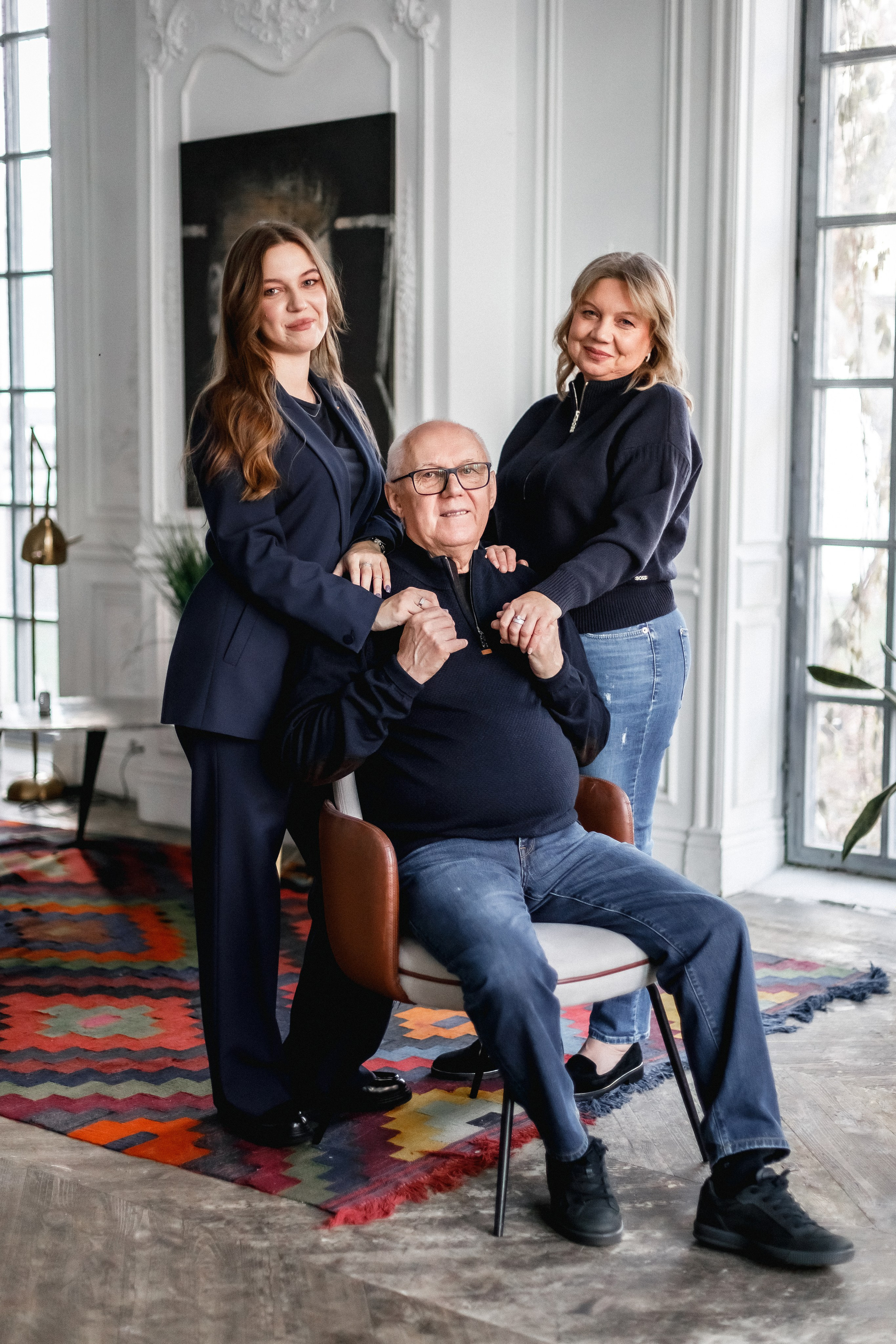 Виолетта и родители. Фотограф в Москве Базанова Дарья