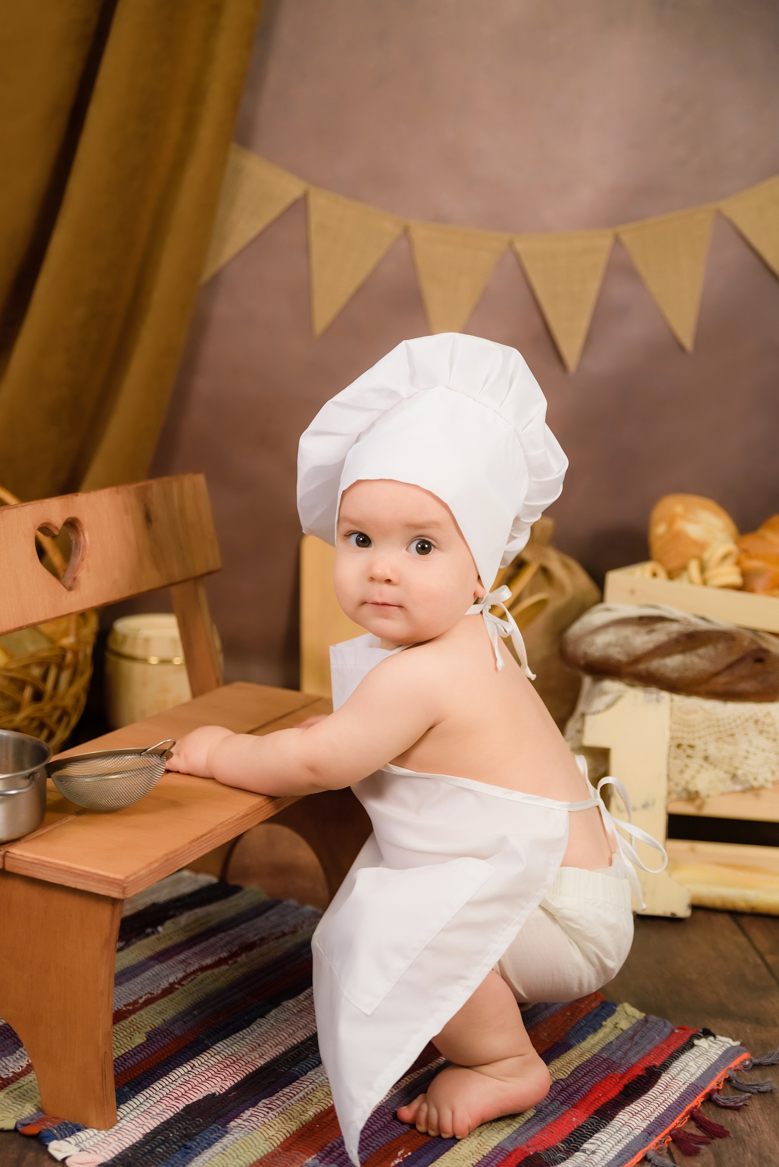«Маленький пекарь» Саша 1 годик. Детский Фотограф |Фотограф на годик в Брянске Ирина Романова
