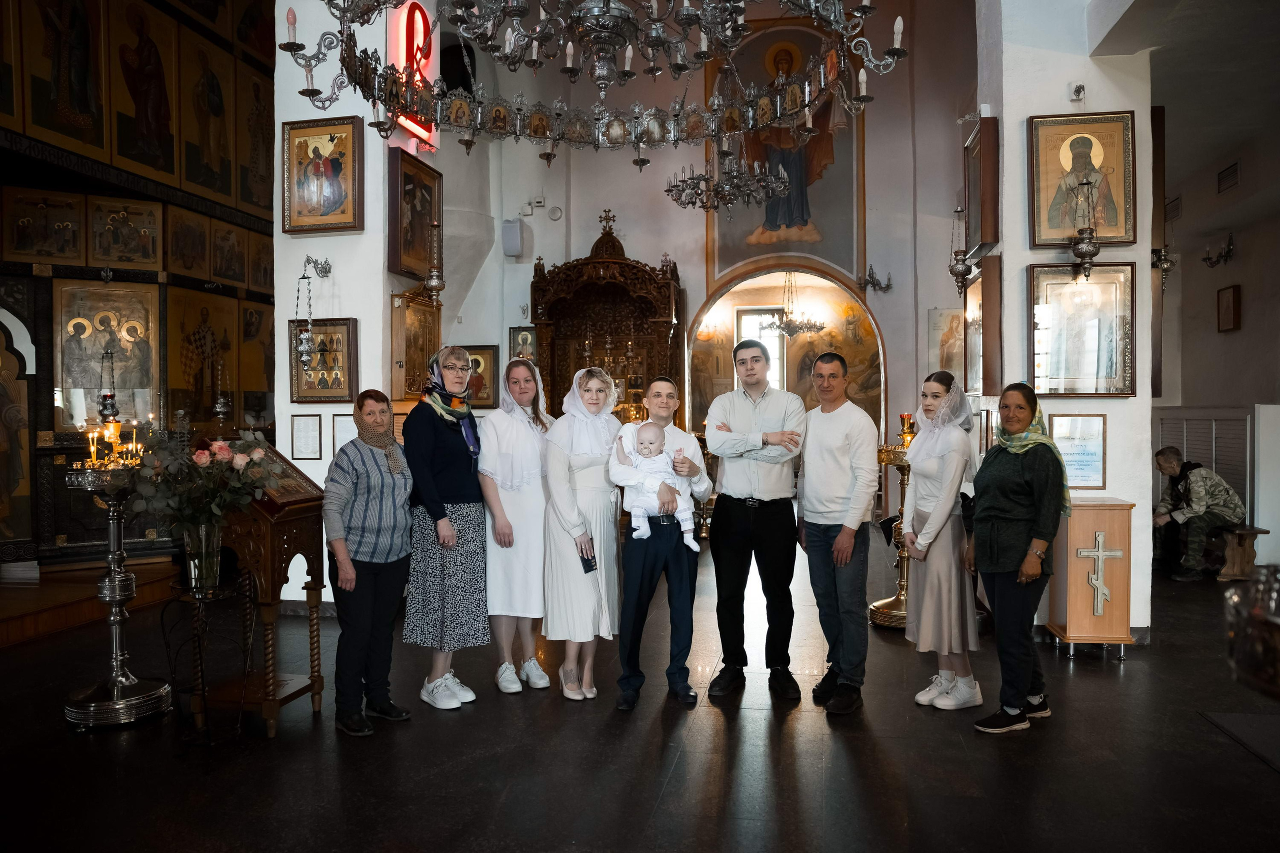 Крещение младенца. Свадебный фотограф Игорь Брундасов 8PHOTO на свадьбу венчание загс СПб