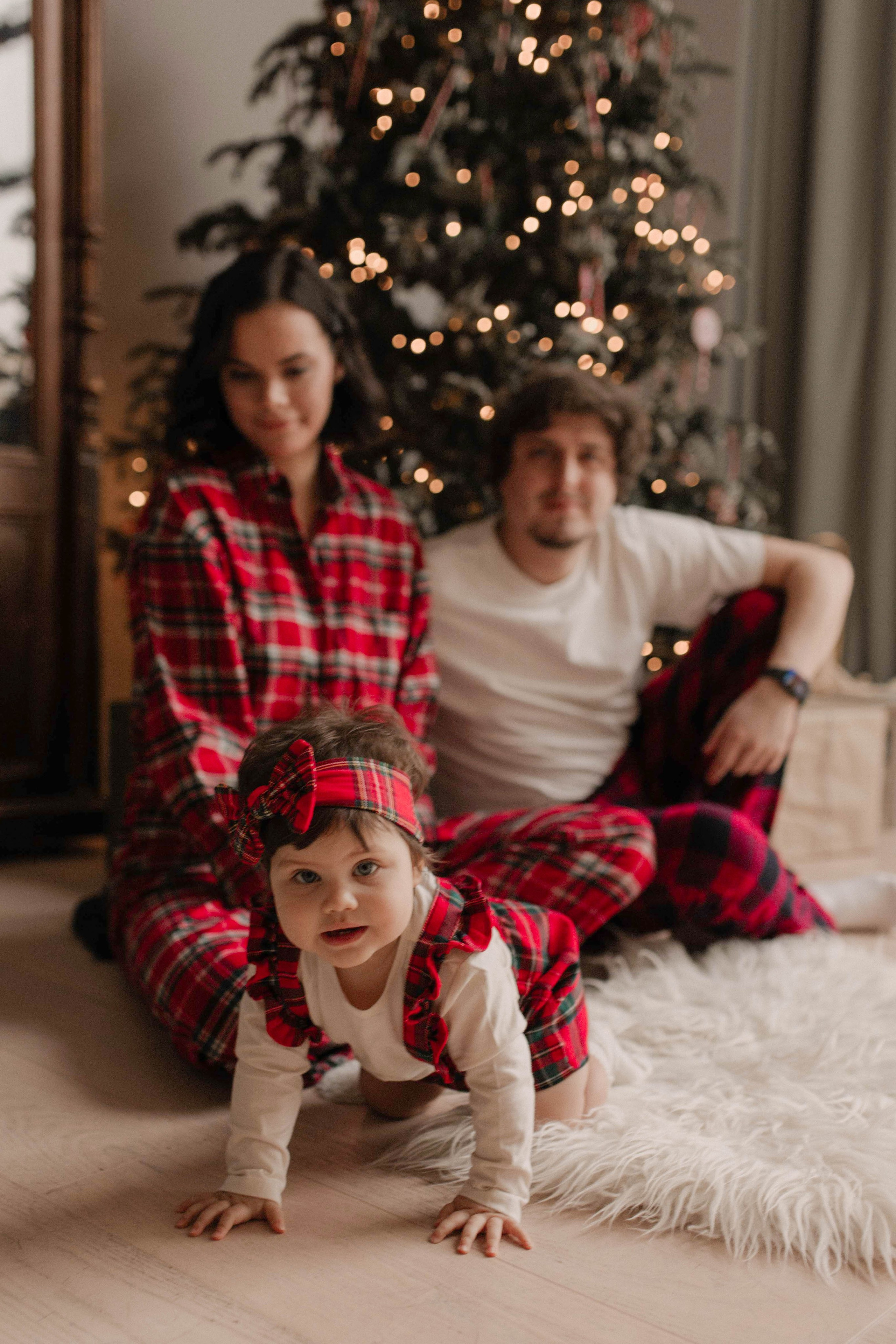 Новогодняя семейная. Детский и семейный фотограф, съемка новорожденных Москва