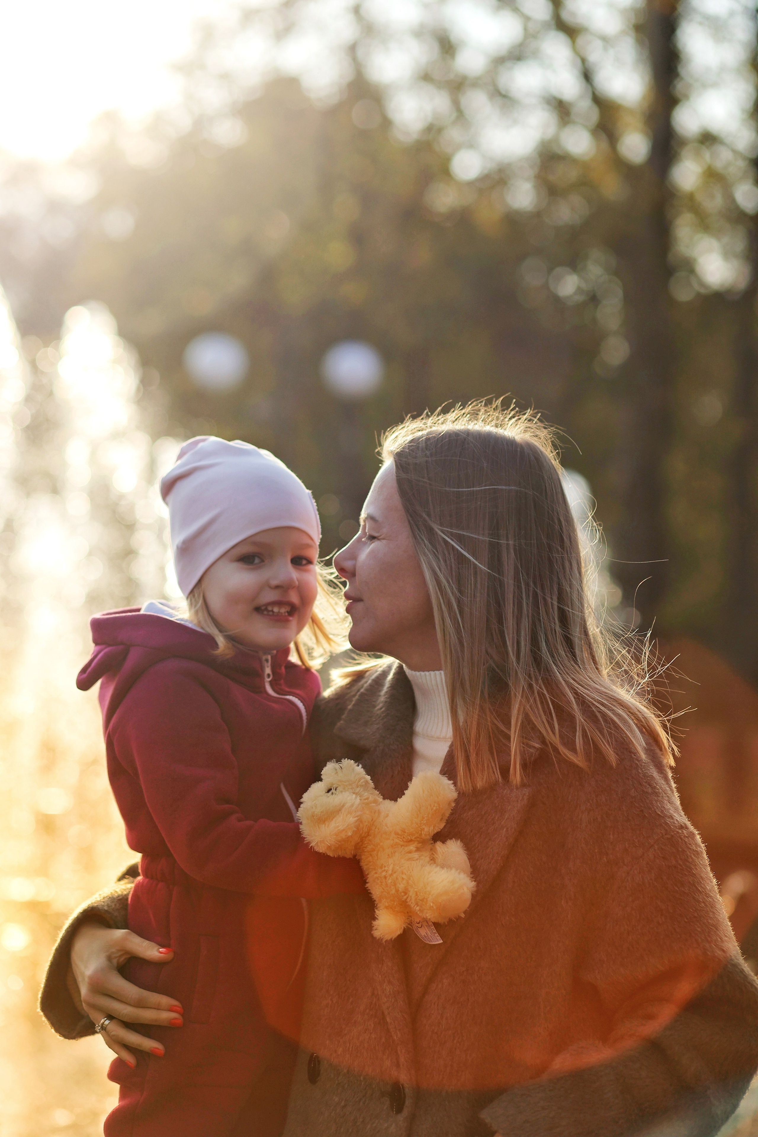 Осенняя фотосессия в парке. Портретный фотограф Москва