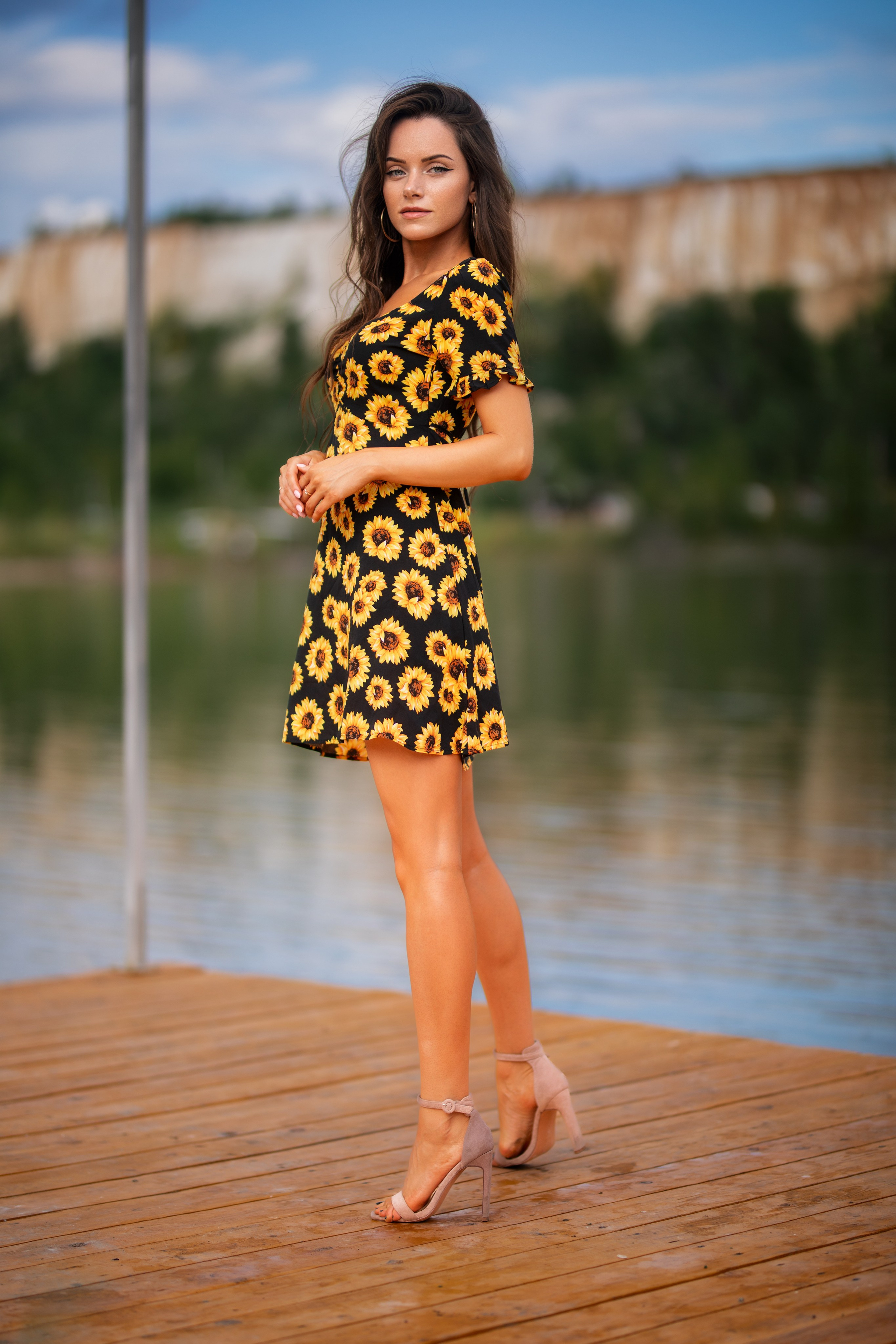 Летняя съемка с Екатериной на природе в парке Белый Колодец в формате для «себя»