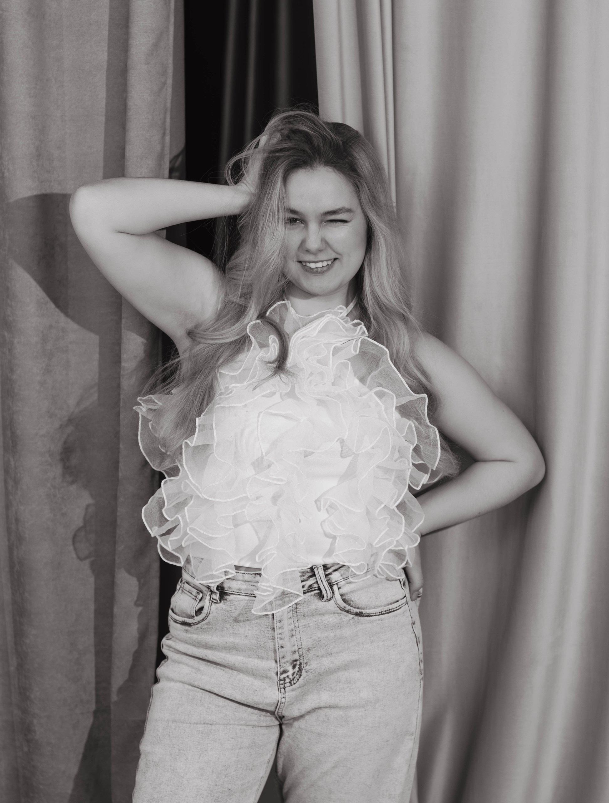 Женские Фотосессии на циклораме. Фотограф в Москве Ксюшенька