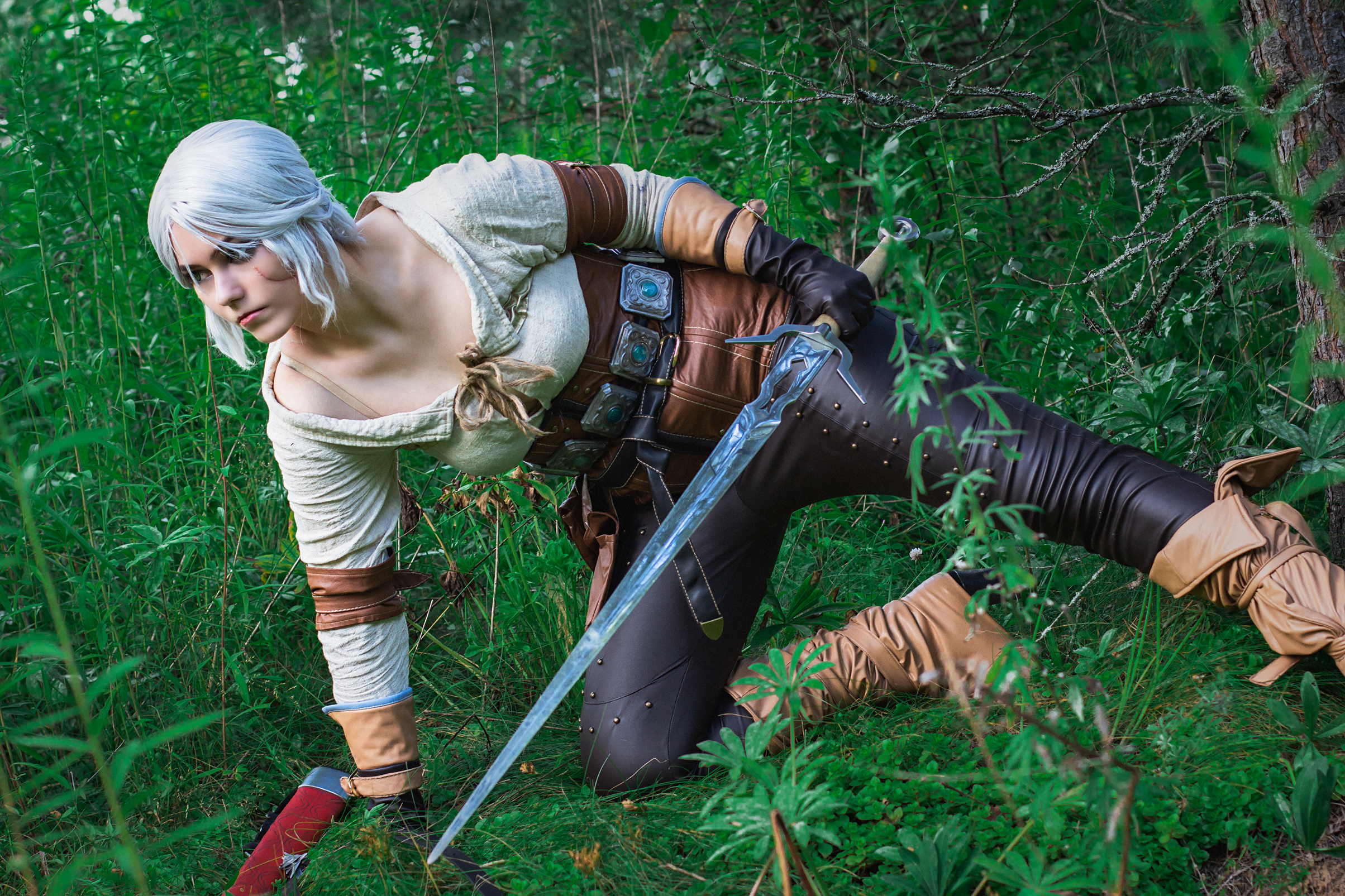 Косплей Цирилла (персонаж цикла «Ведьмак»). Репортажный фотограф Анастасия Рубцова