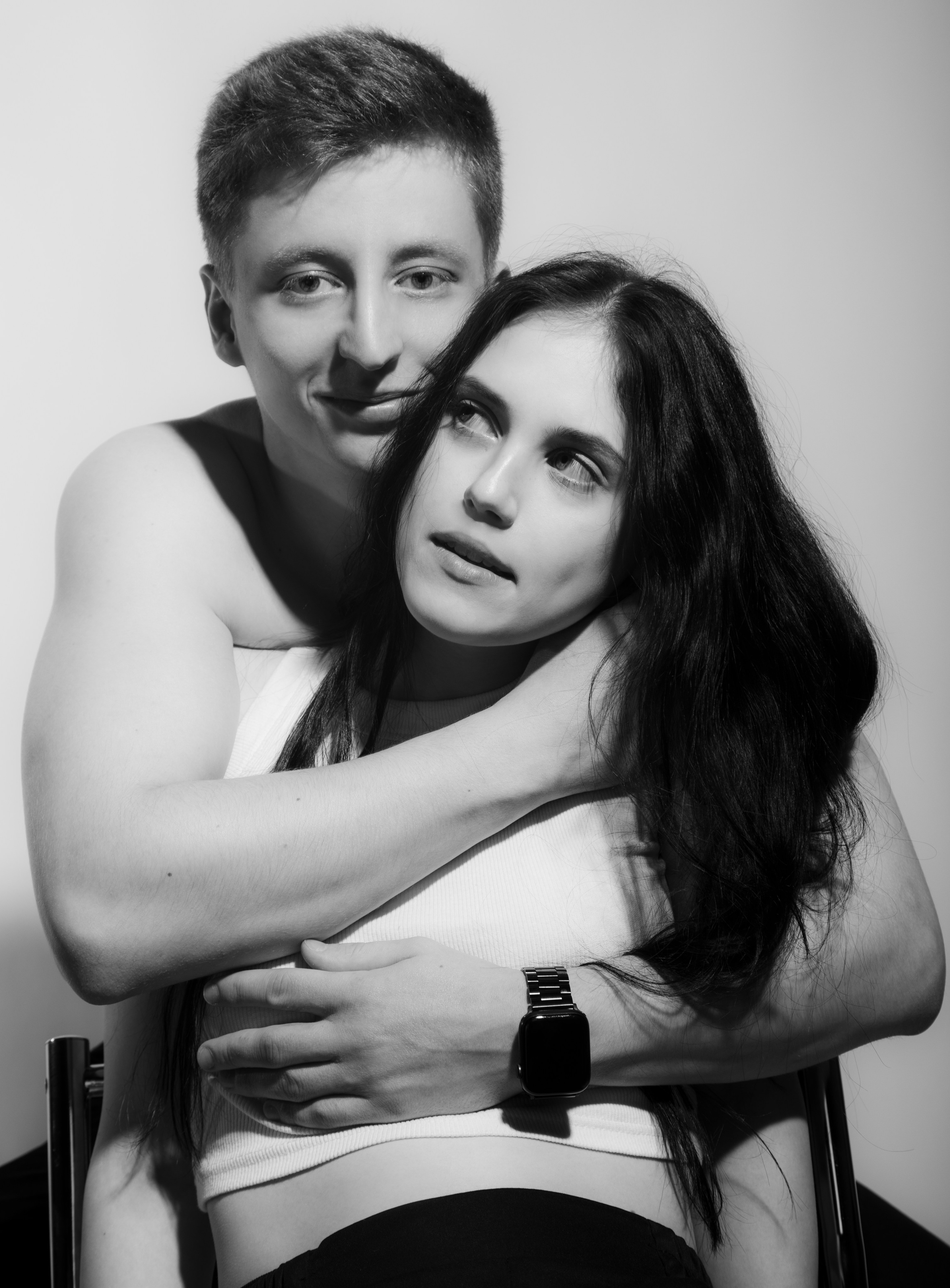 Лиза и Тема. Сандра Ковалева | ЧБ фотограф