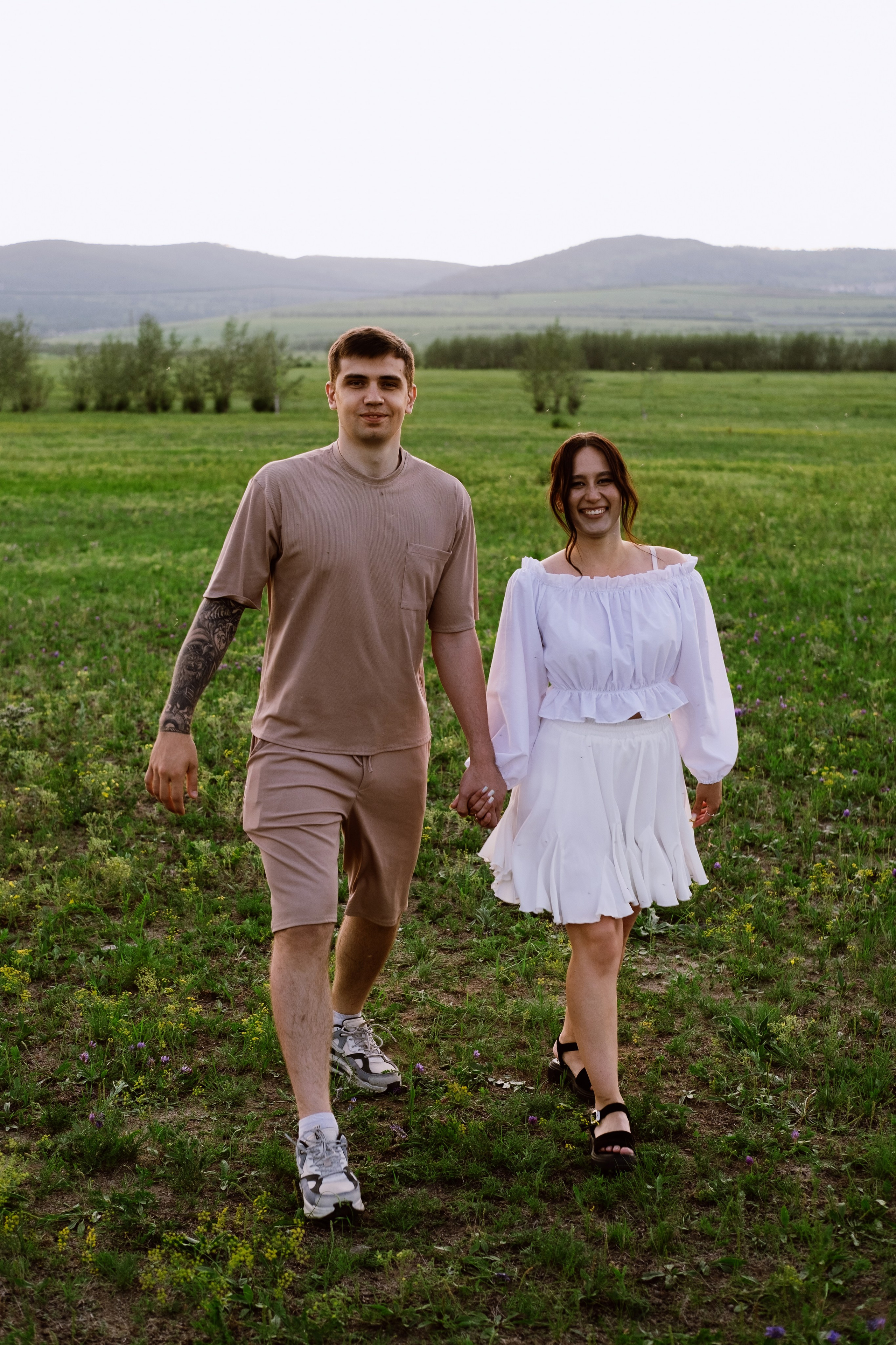 Полина и Илья | Закат в Забайкалье. Портретный и семейный фотограф в СПб Марья Туранова