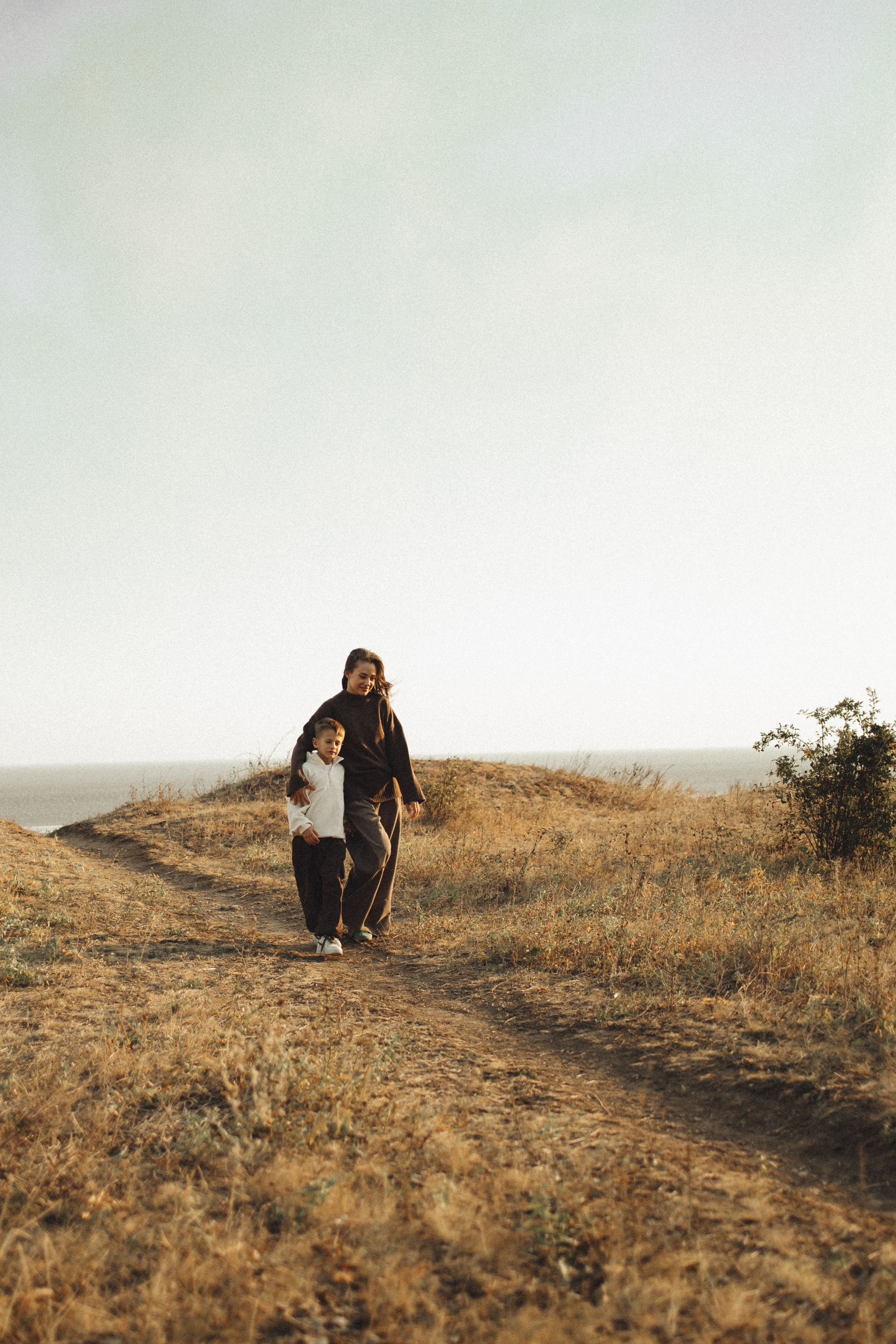 Семейная история, закат в Мержаново. Семейный и детский фотограф, таганрог, ростов-на-дону