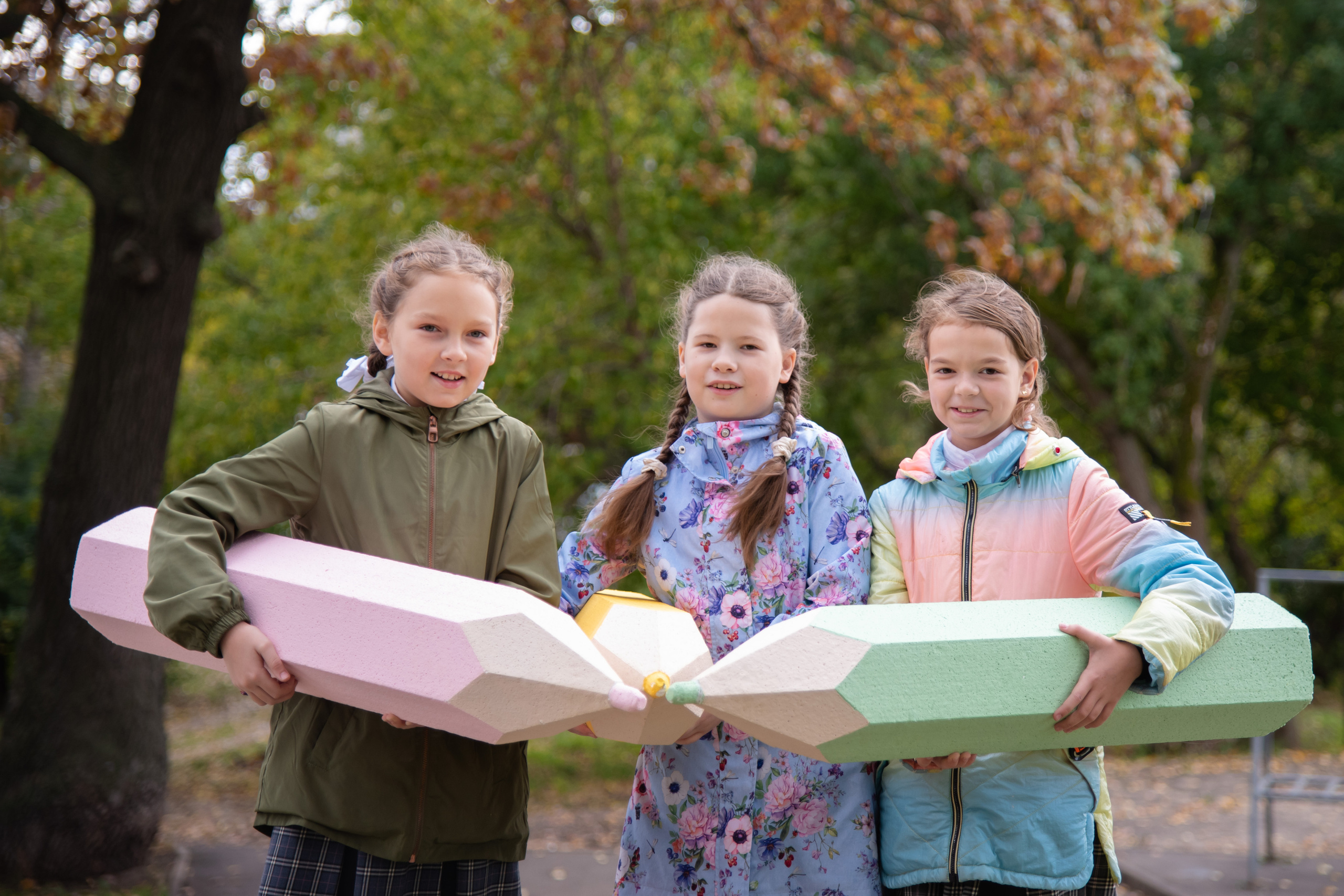 Фотосессия в сквере. Лапшина Юлия — школьный фотограф в Нижнем Новгороде. Выпускные альбомы