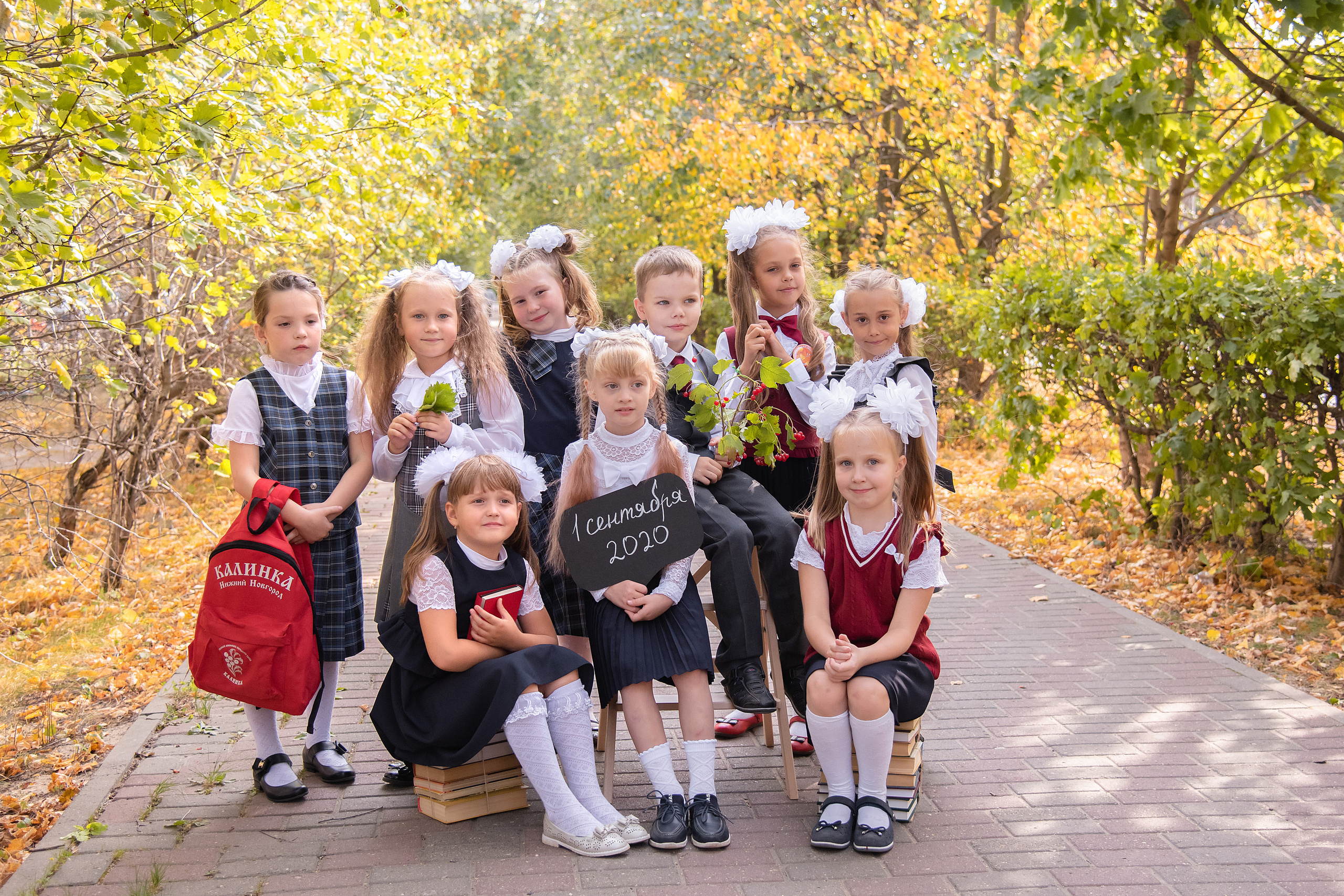 Фотосессия для начальной школы (первоклассников, 1-4 класс). Лапшина Юлия — школьный фотограф в Нижнем Новгороде. Выпускные альбомы