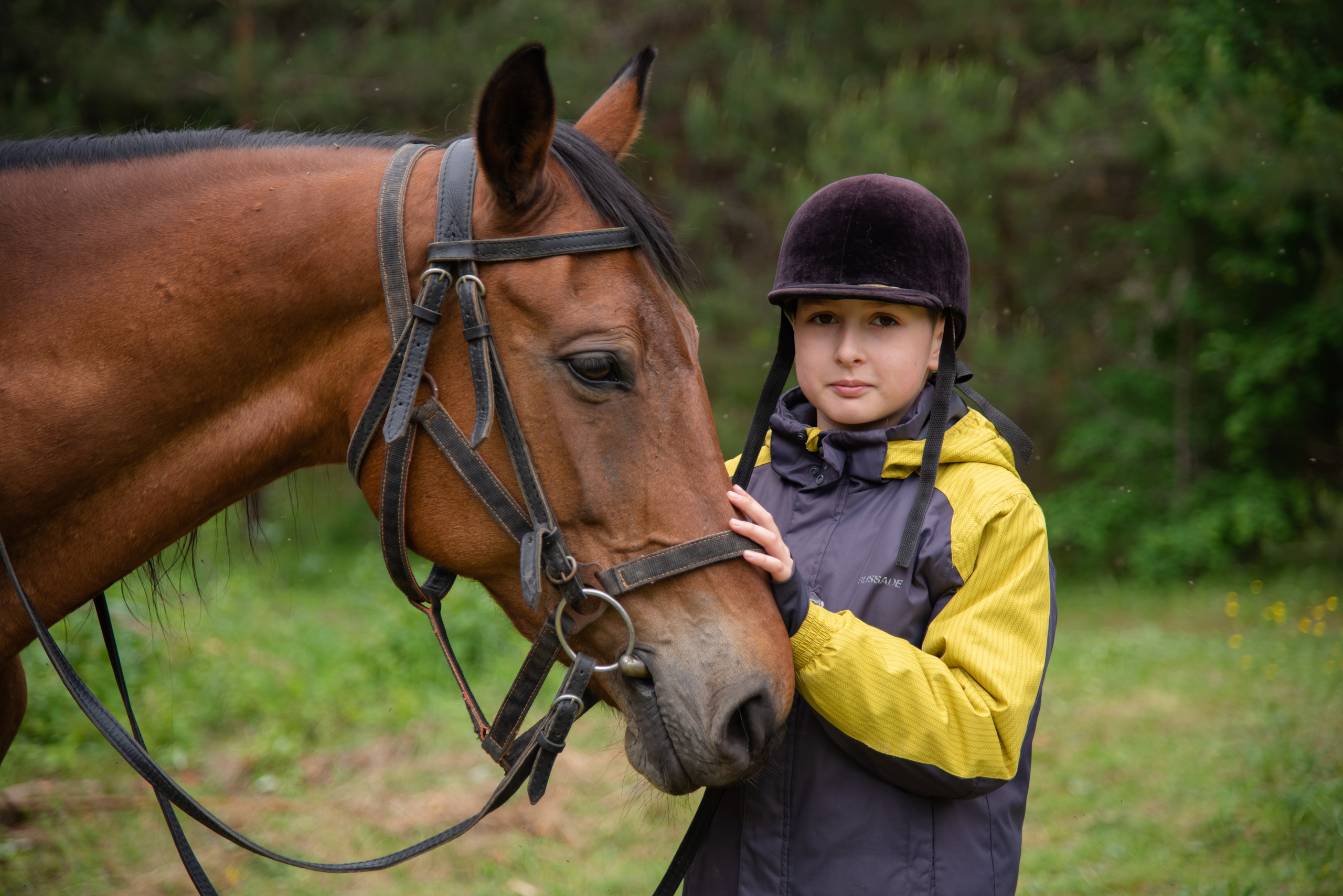 Фотосессия из конного клуба "Серая лошадь" для 6 класса 94 школы. Лапшина Юлия — школьный фотограф в Нижнем Новгороде. Выпускные альбомы