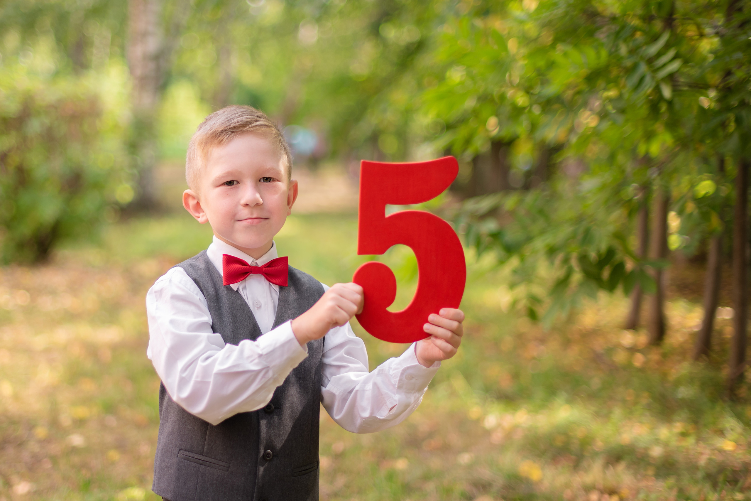 Первоклассник с 5