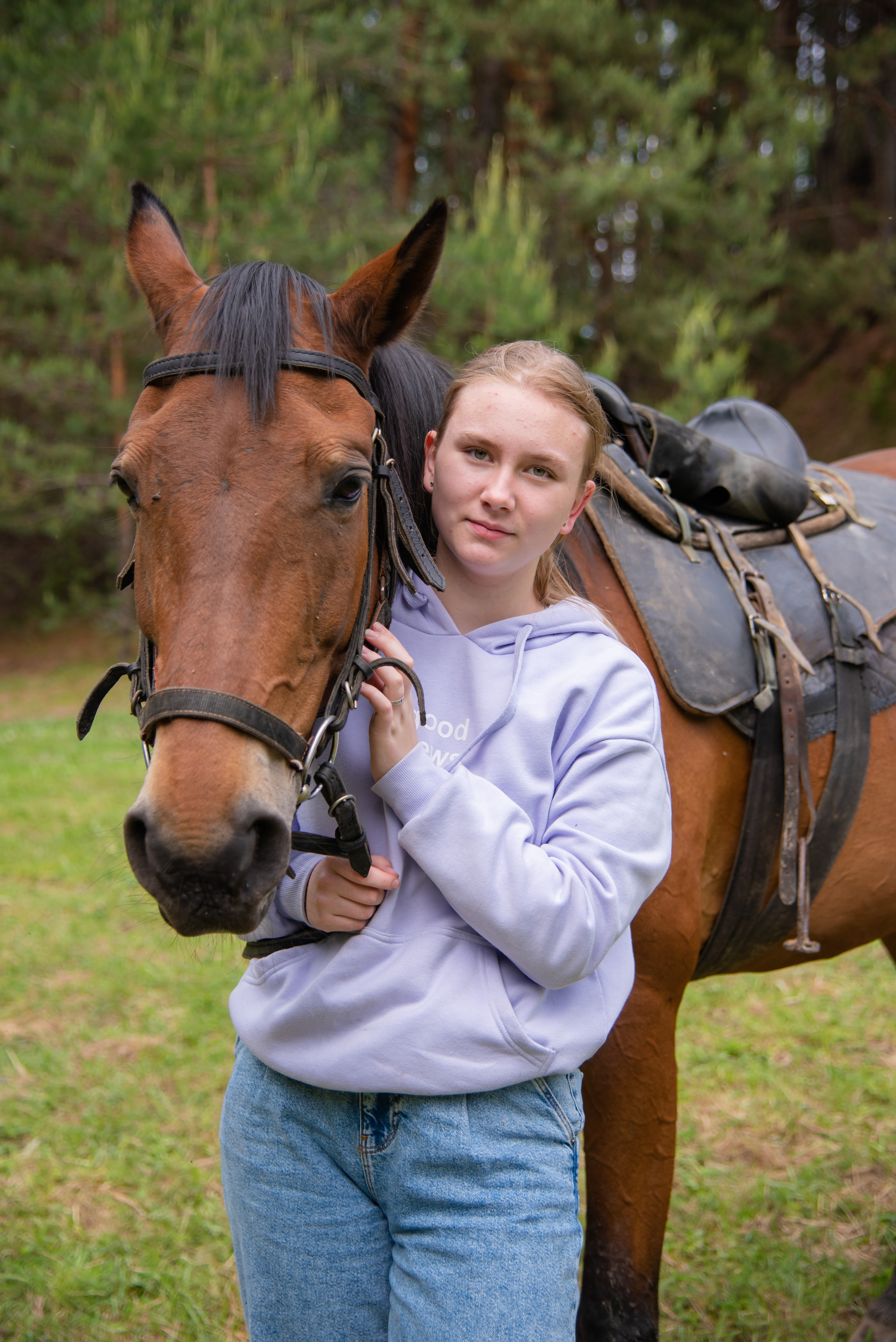 Фотосессия из конного клуба "Серая лошадь" для 6 класса 94 школы. Лапшина Юлия — школьный фотограф в Нижнем Новгороде. Выпускные альбомы