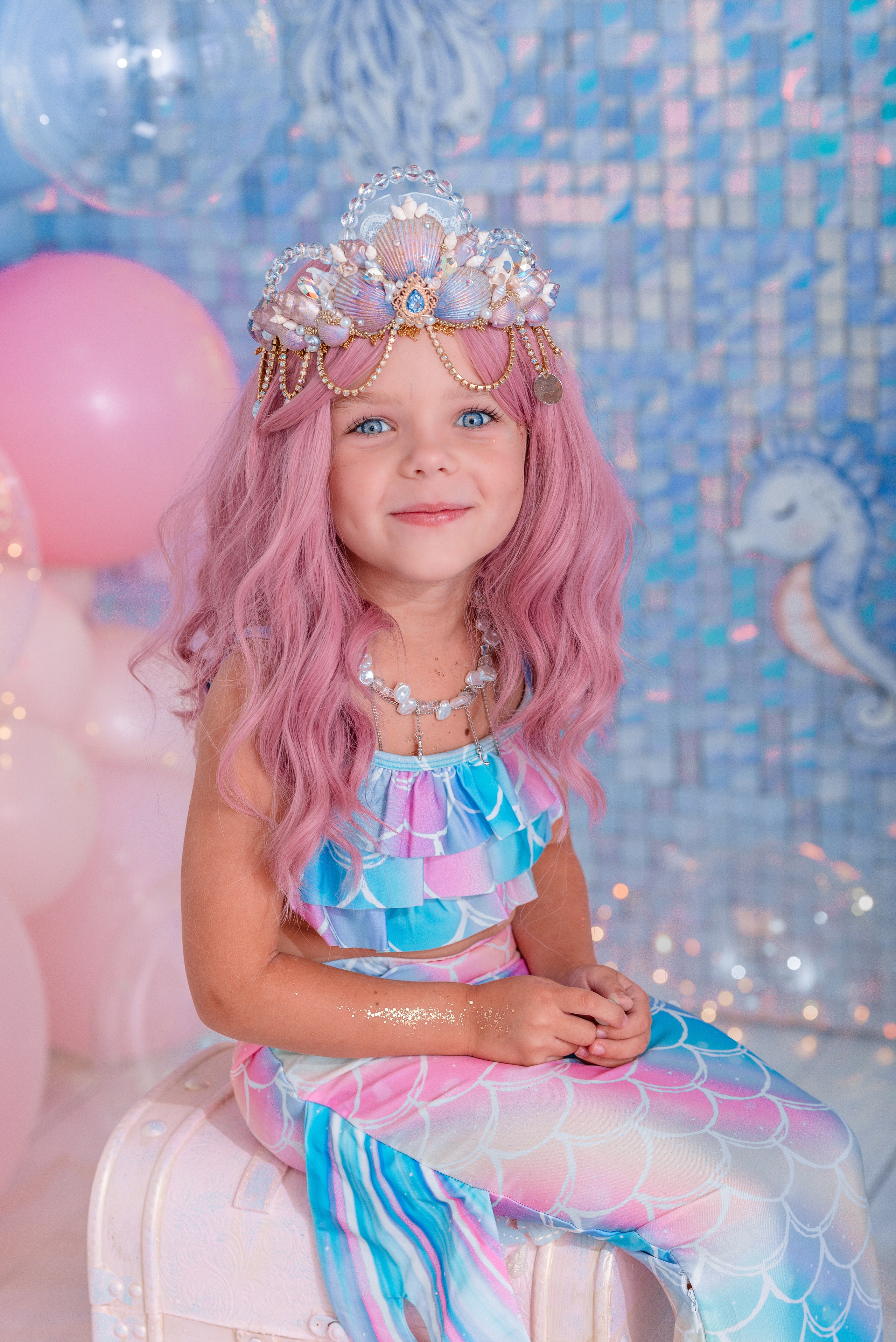Детский фотопроект «Русалочка» в Сочи. Детский студийный фотограф Сочи