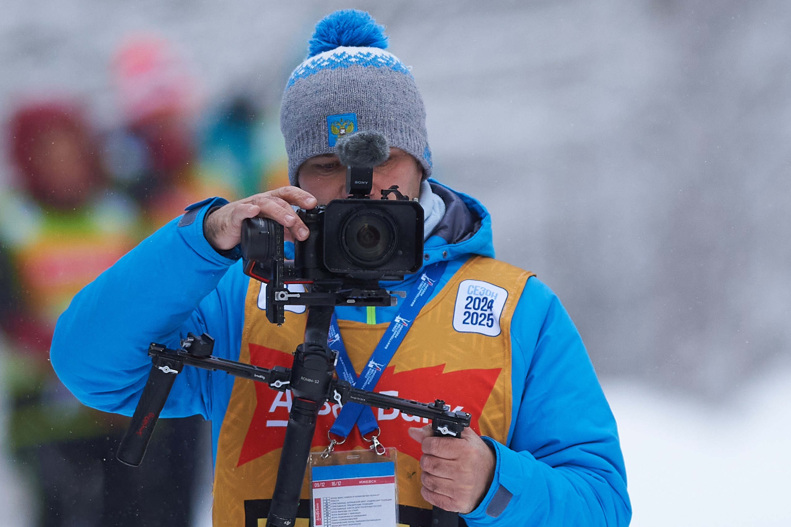Биатлон. Чемпионат России — 2024/2025, 3-й этап, Ижевск. Спринт. Мужчины. Спортивный репортажный фотограф в Ижевске Сергей Мерзляков