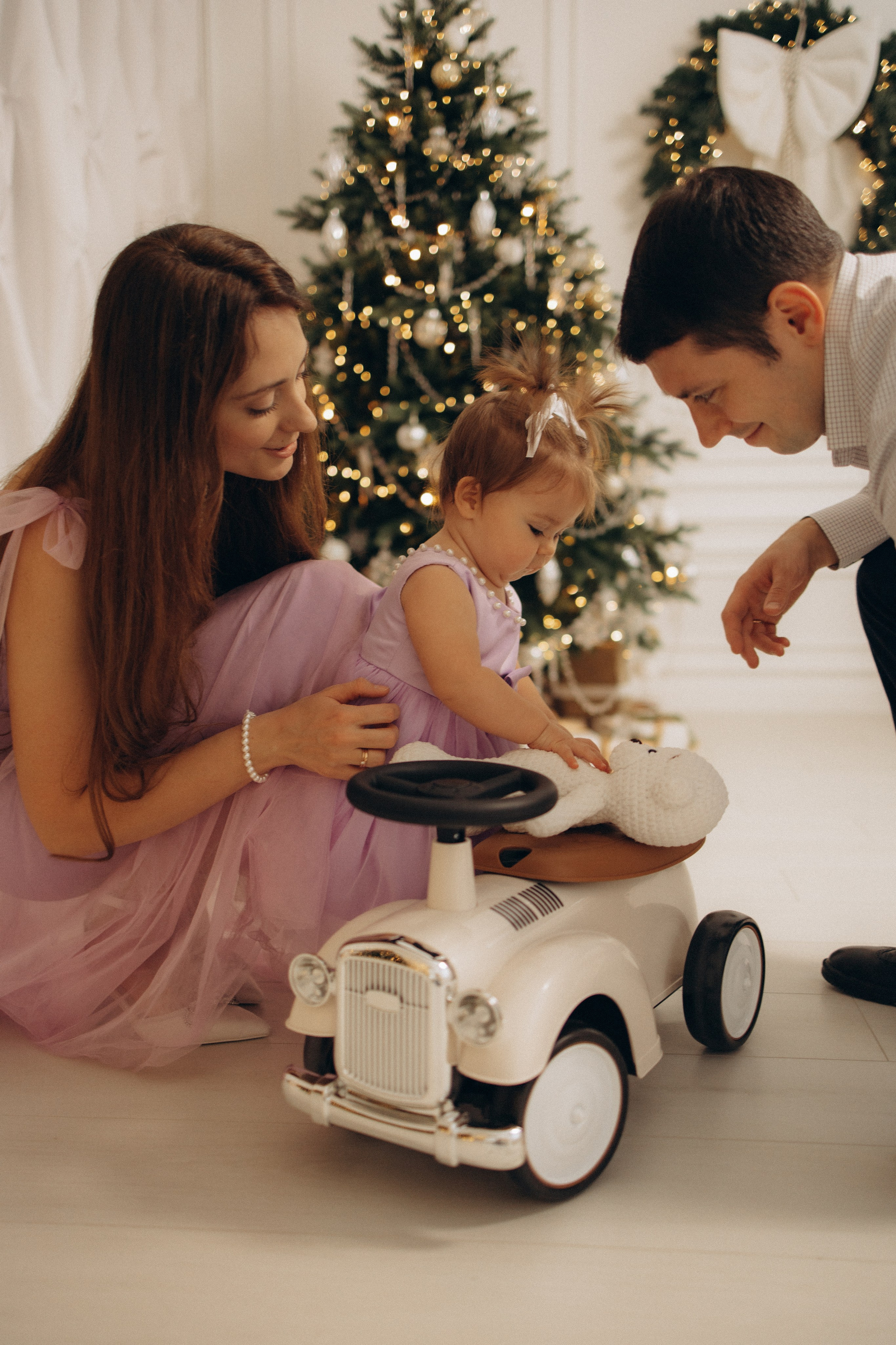 Новый год маленькой Анечки. Семейный фотограф в Москве Анастасия Шалда