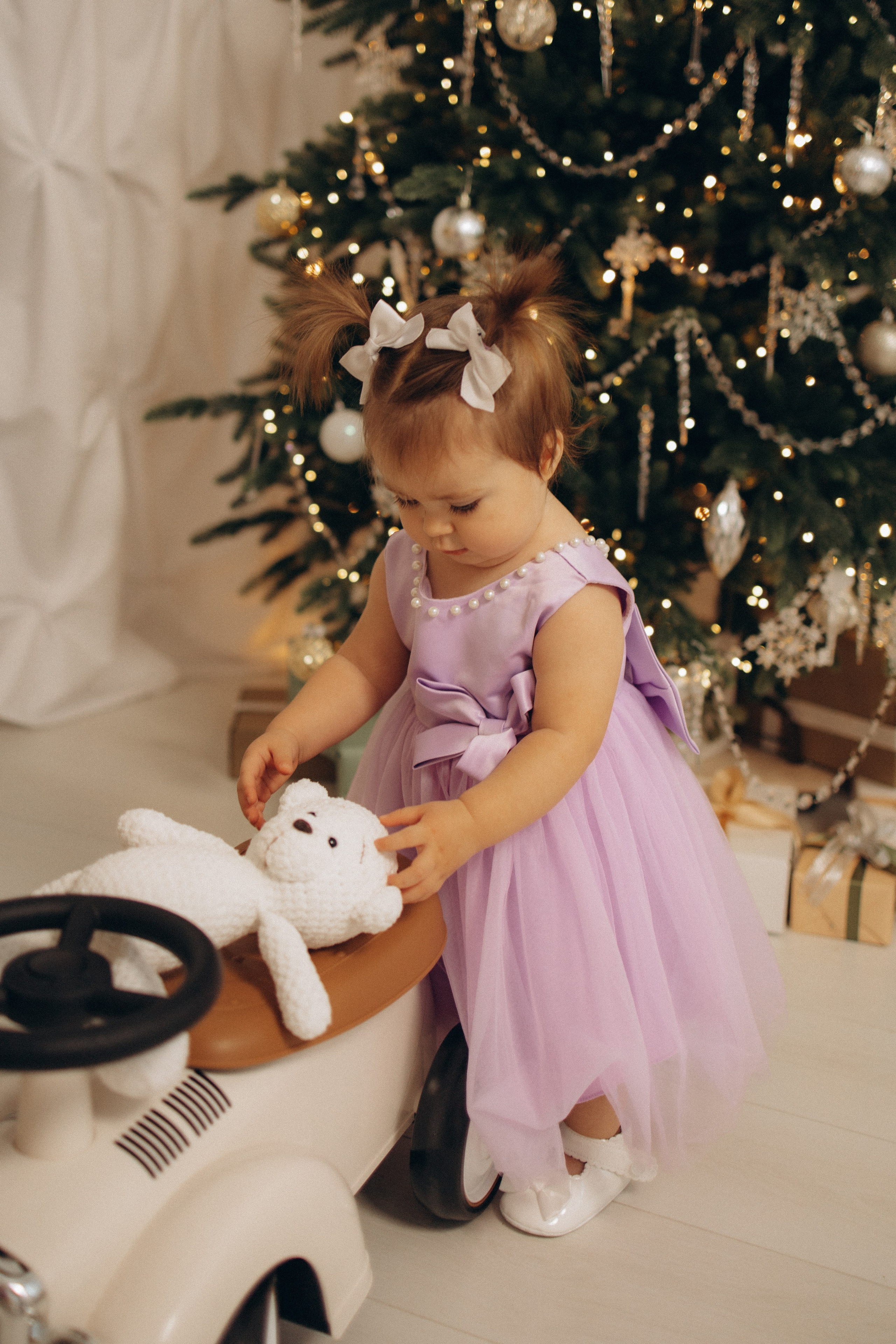 Новый год маленькой Анечки. Семейный фотограф в Москве Анастасия Шалда