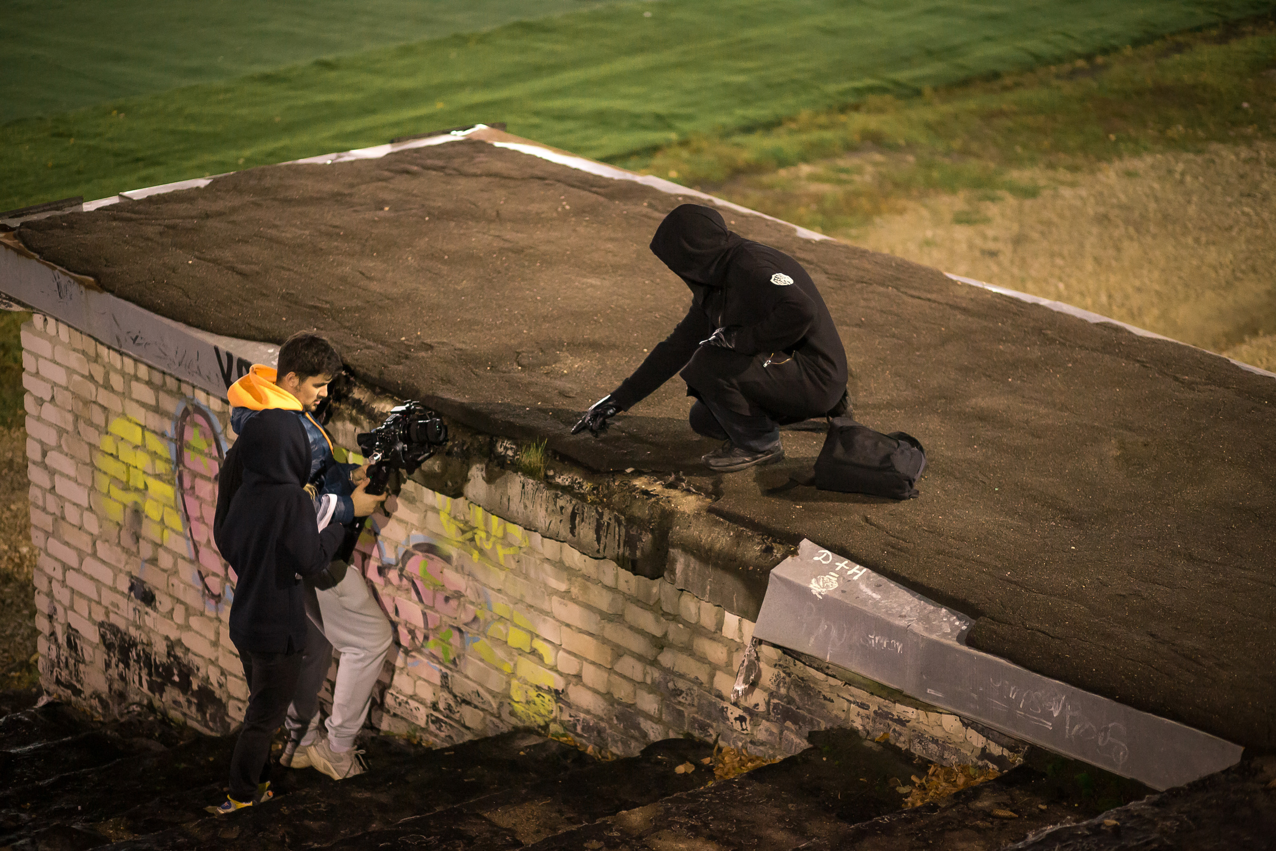 Бекстейдж со съемок фильма «Ловец». Фотографиня Мария Дикова